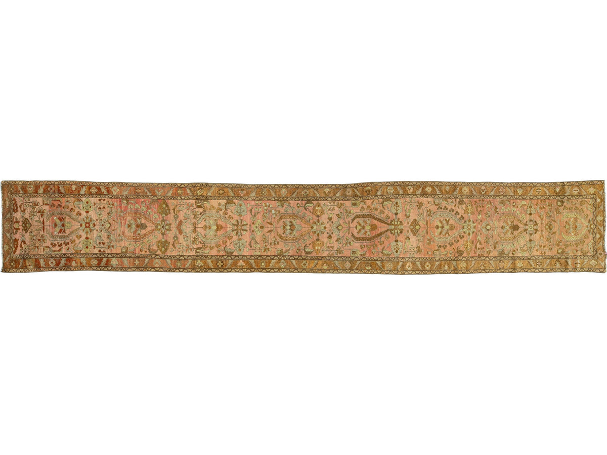Antique Lilihan Wool Runner 3 X 19