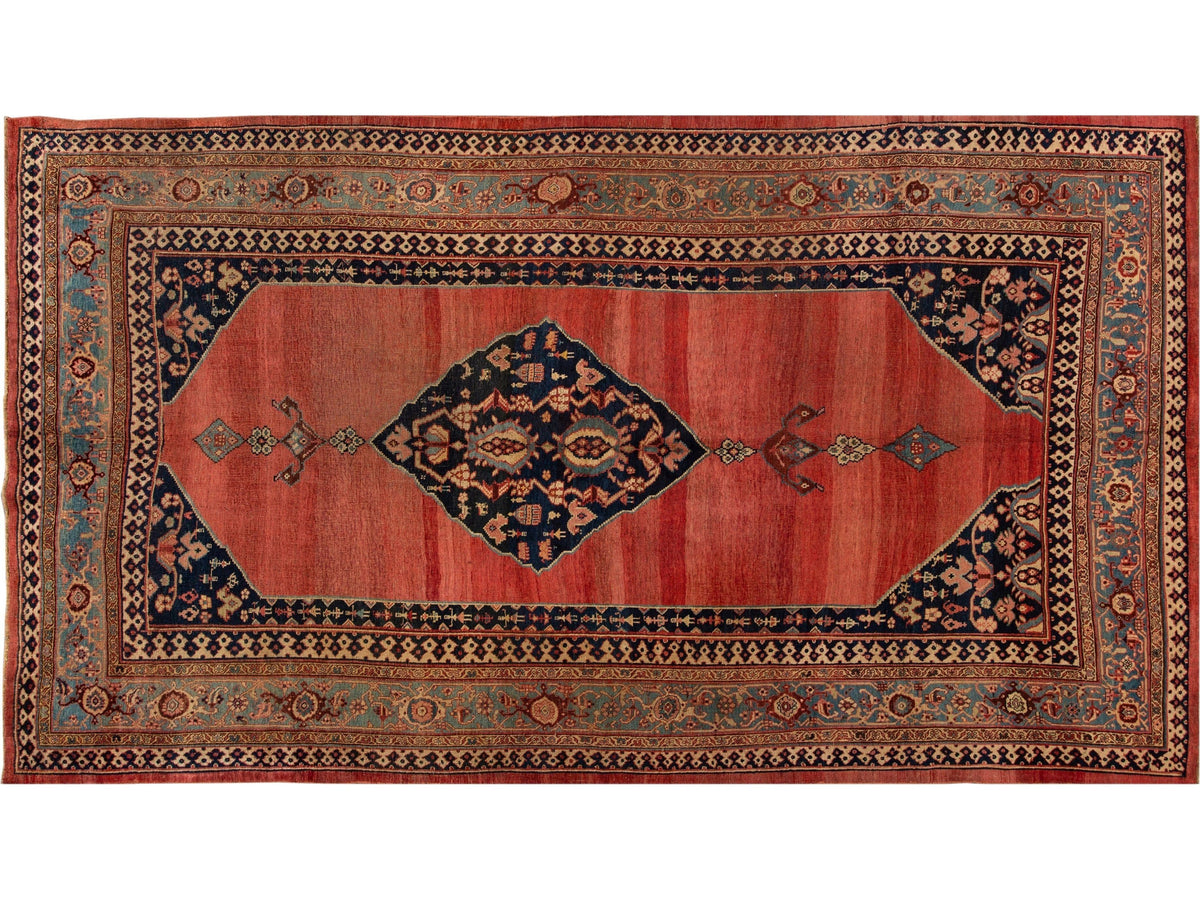 Antique Bidjar Wool Rug 8 X 14