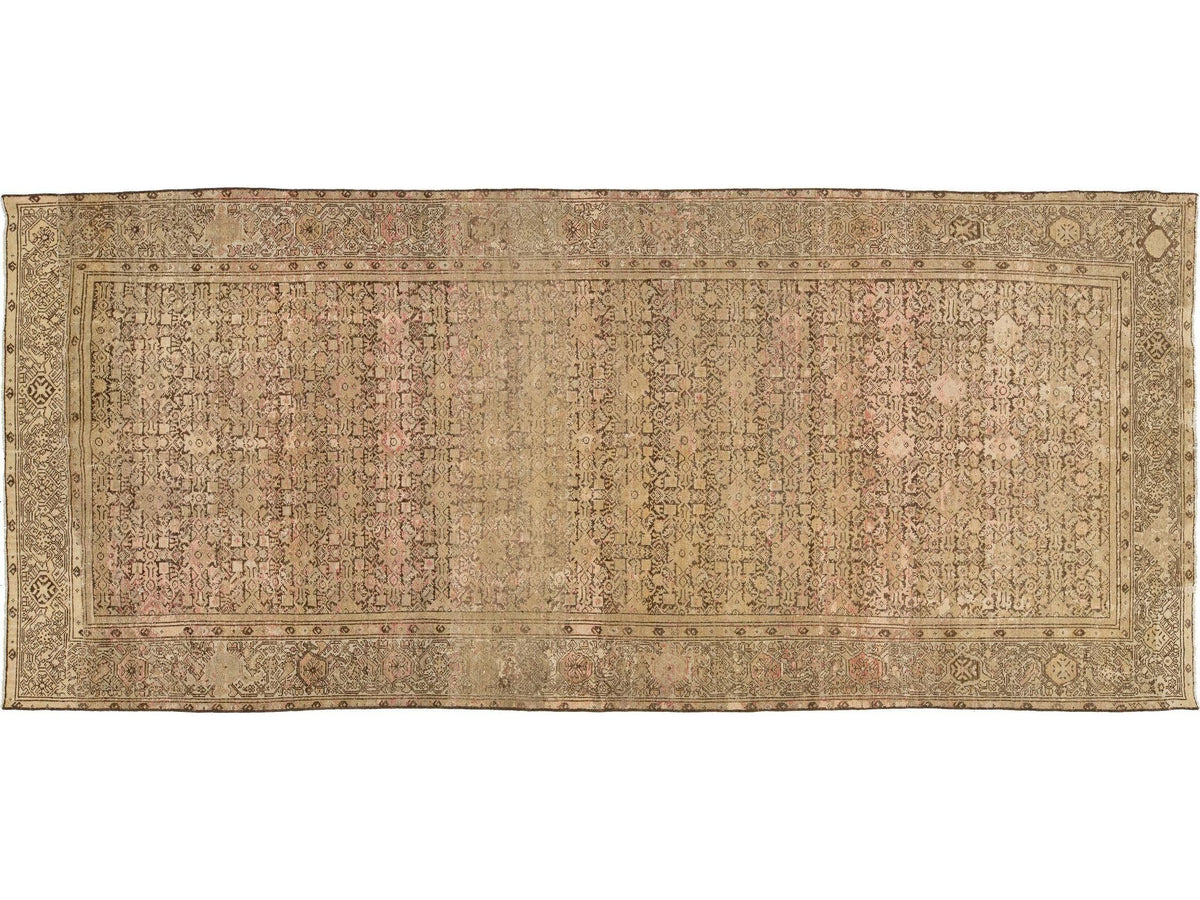 Antique Malayer Wool Runner 6 x 13