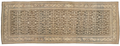 Antique Malayer Wool Runner 7 X 19