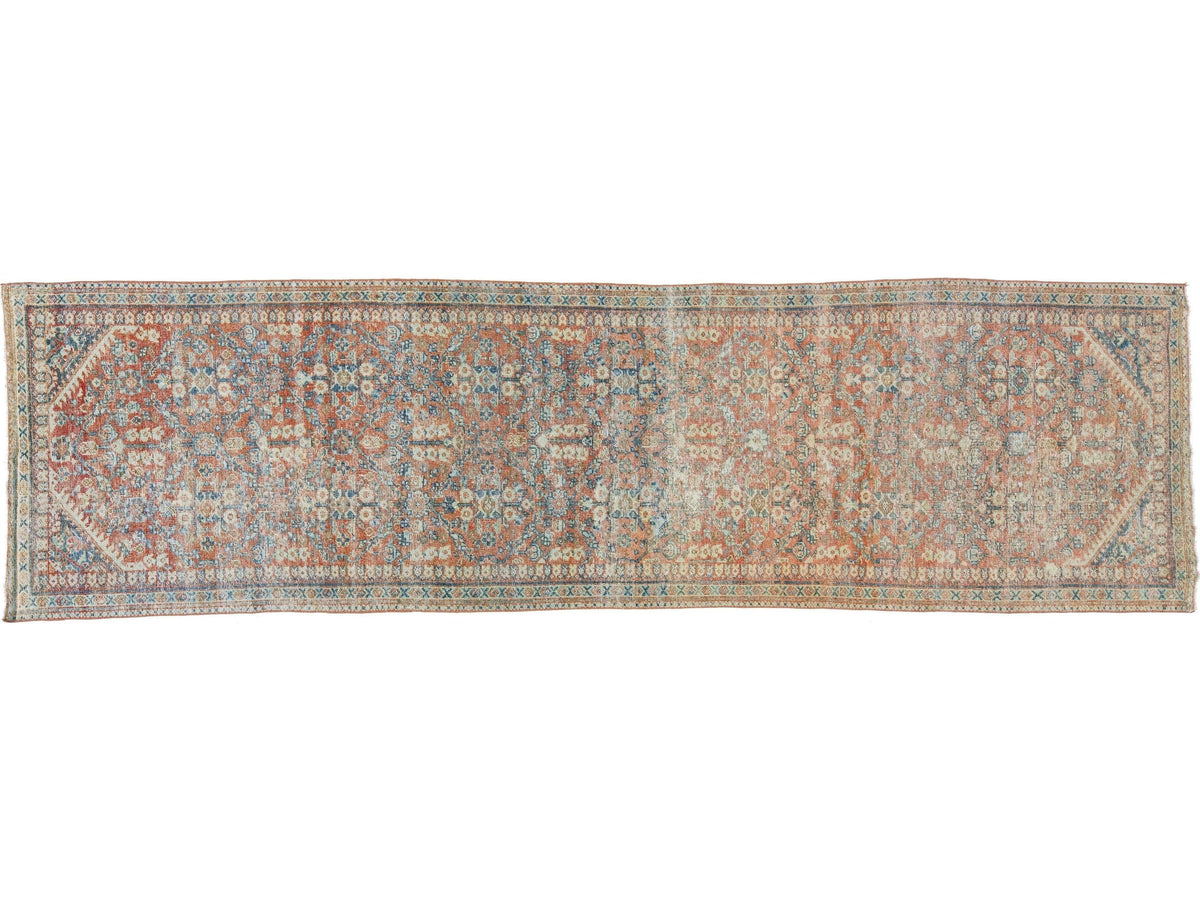 Antique Mahal Wool Runner 3 X 12