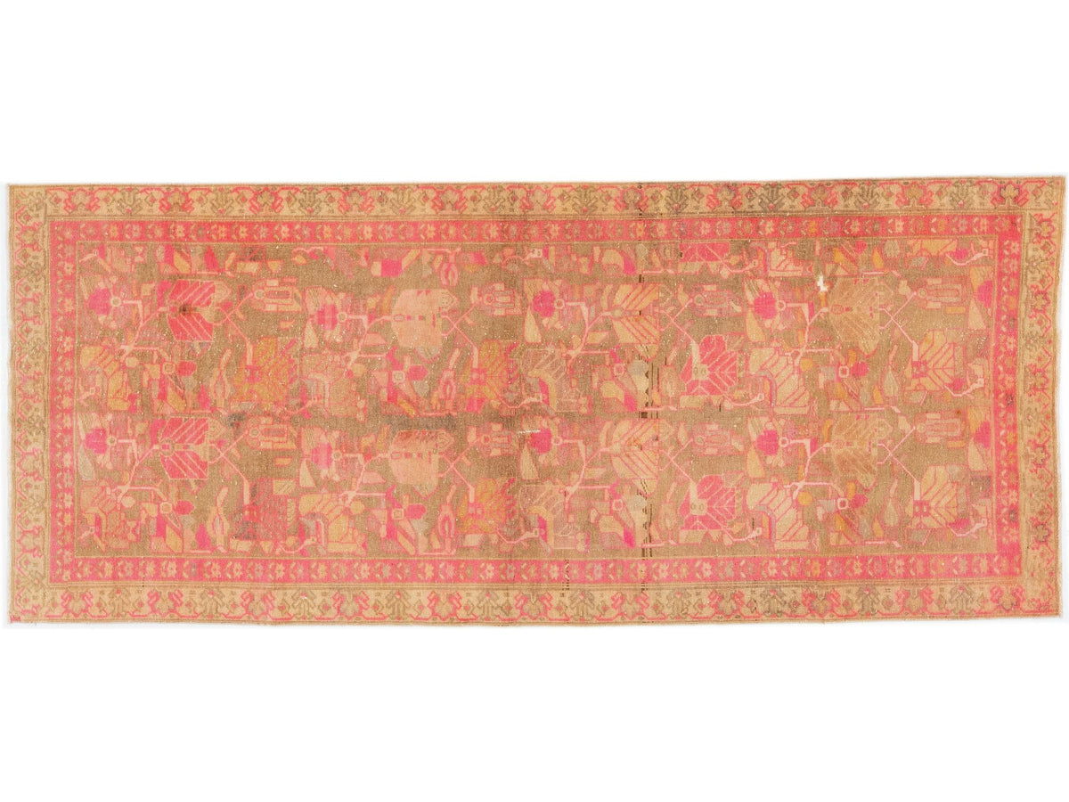 Antique Persian Malayer Wool Rug 4 x 9