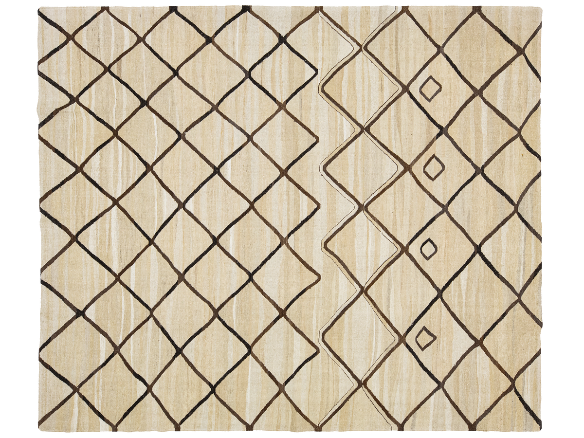 Modern Turkish Kilim Wool Rug 9 X 10
