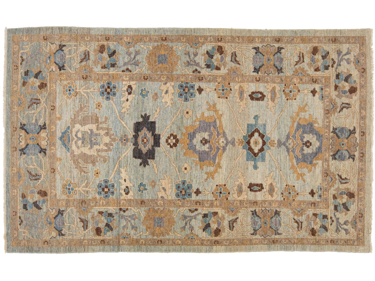 Modern Sultanabad Wool Rug 6 X 10
