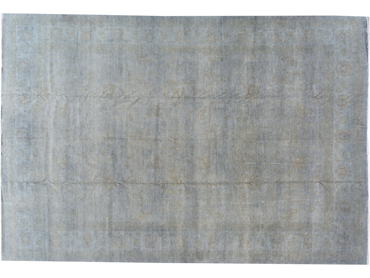 Modern Overdyed Wool Rug 14 X 20