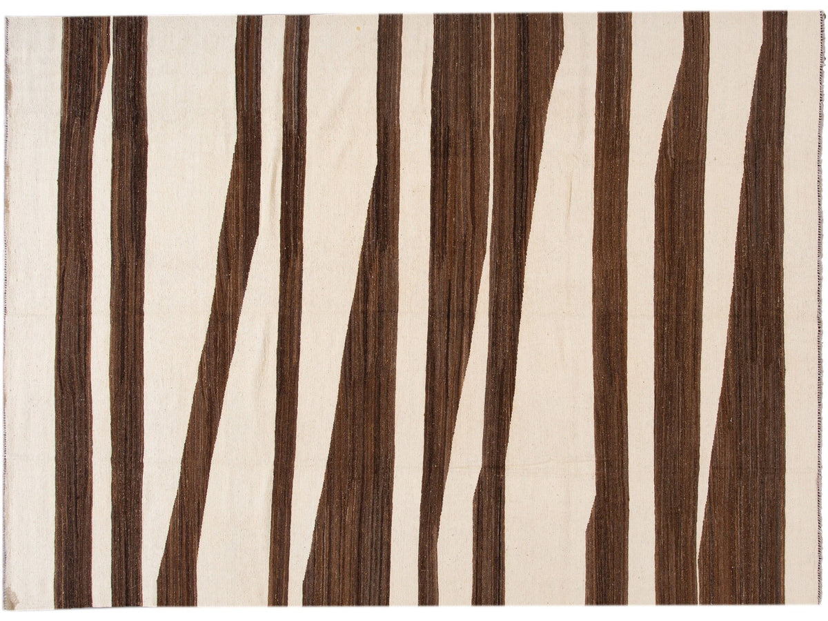 Modern Flatweave Kilim Rug 9 X 12