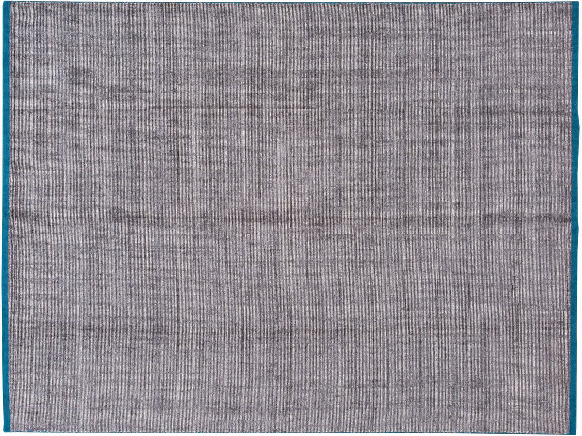 Modern Bamboo & Silk Groove Rug 9 X 12