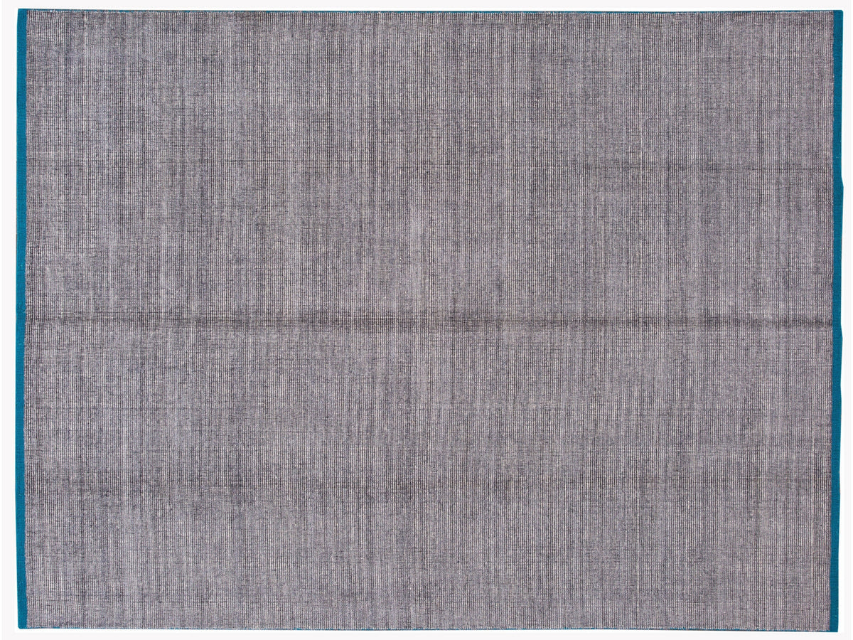 Modern Groove Collection Wool Rug 9 x 12