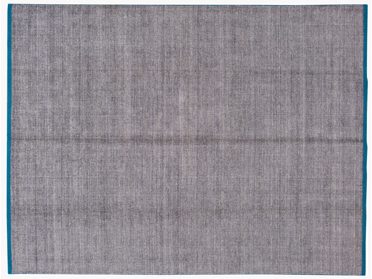 Modern Groove Collection Wool Rug 9 x 12