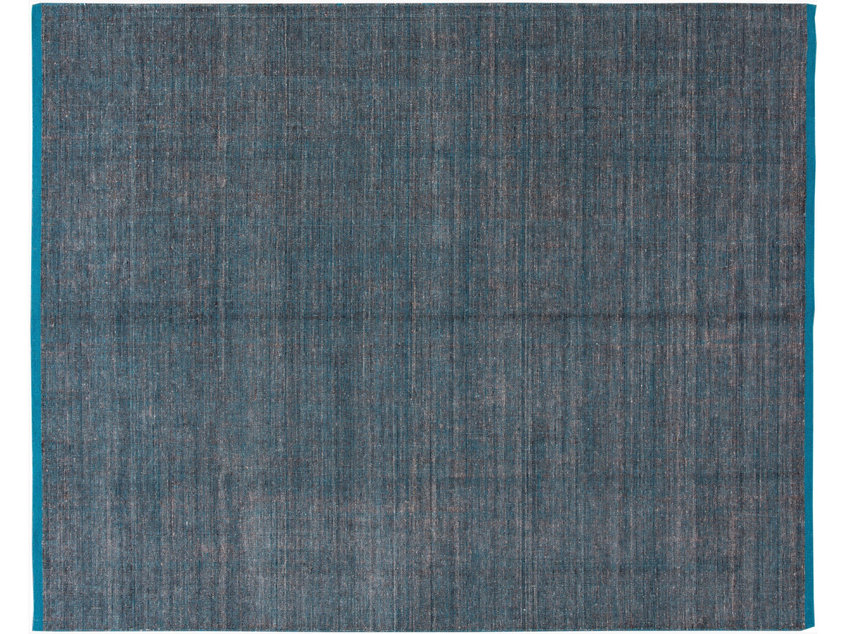 Modern Bamboo & Silk Groove Rug 9 X 12