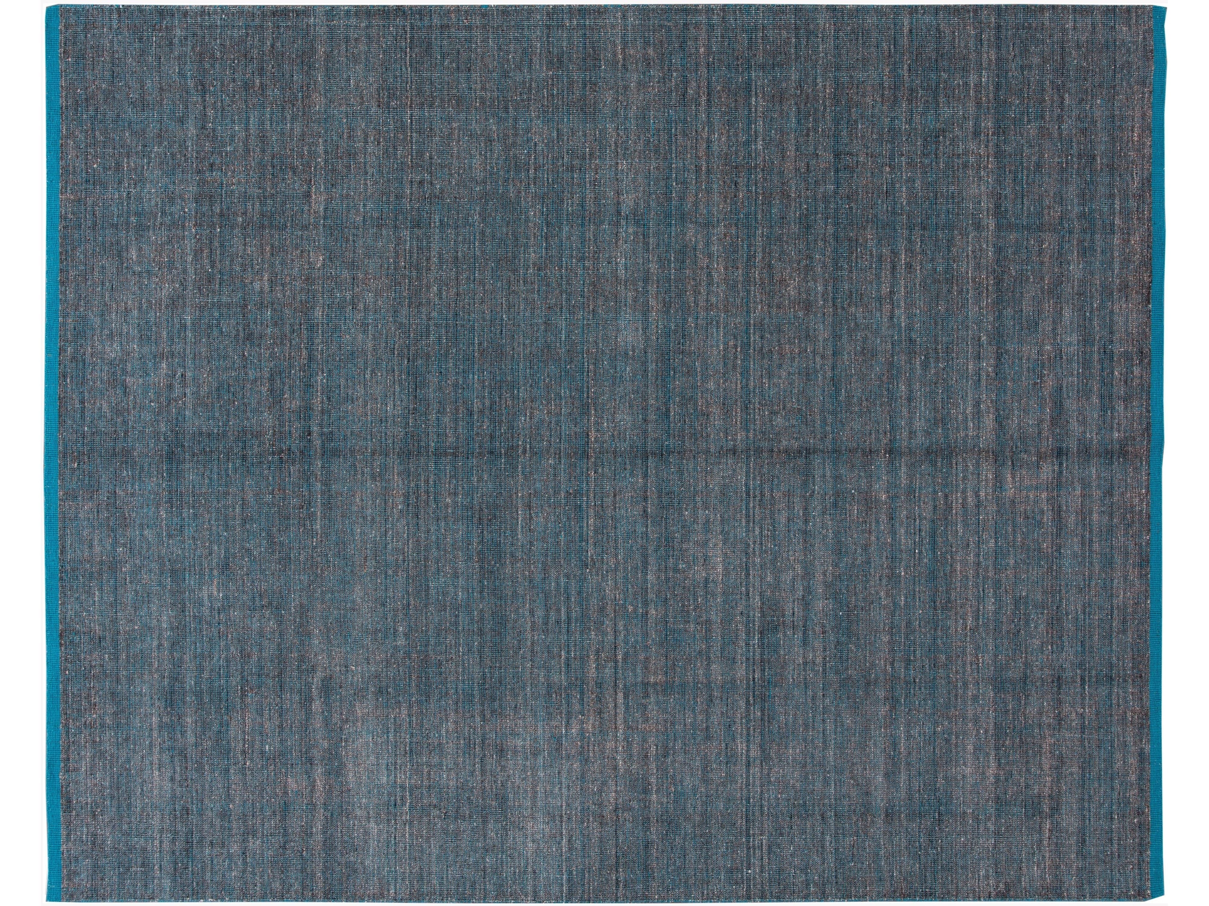 Modern Bamboo & Silk Boho Rug 9 X 12