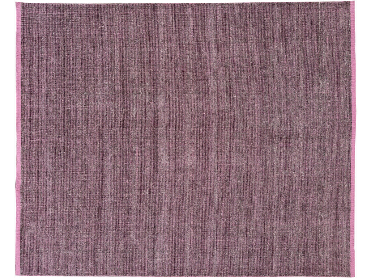 Modern Bamboo & Silk Groove Rug 9 X 12