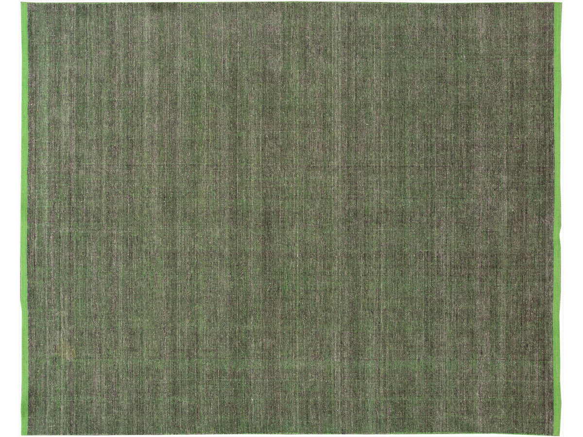 Modern Bamboo & Silk Groove Rug 9 X 12
