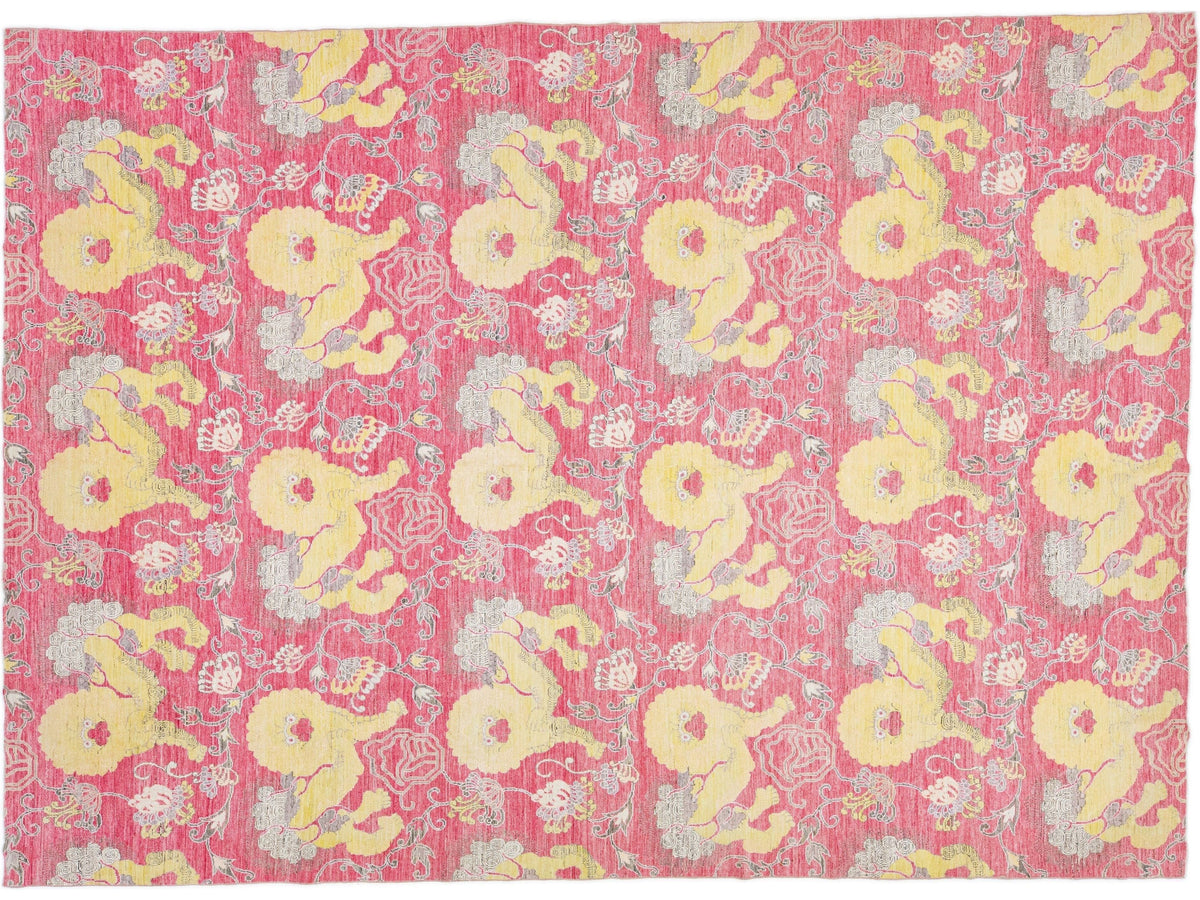 Modern Chinese Style Wool Rug 9 X 12