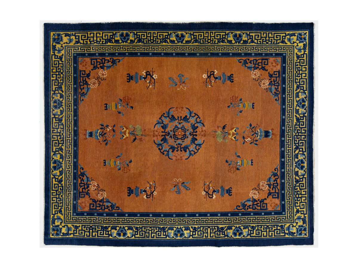 Antique Art Deco Chinese Rug 8 X 10