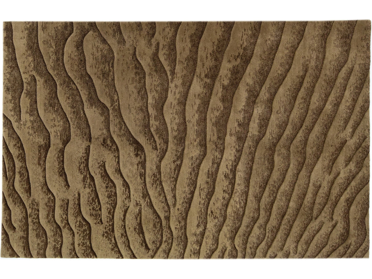 Modern Indian Wool Rug 6 X 9