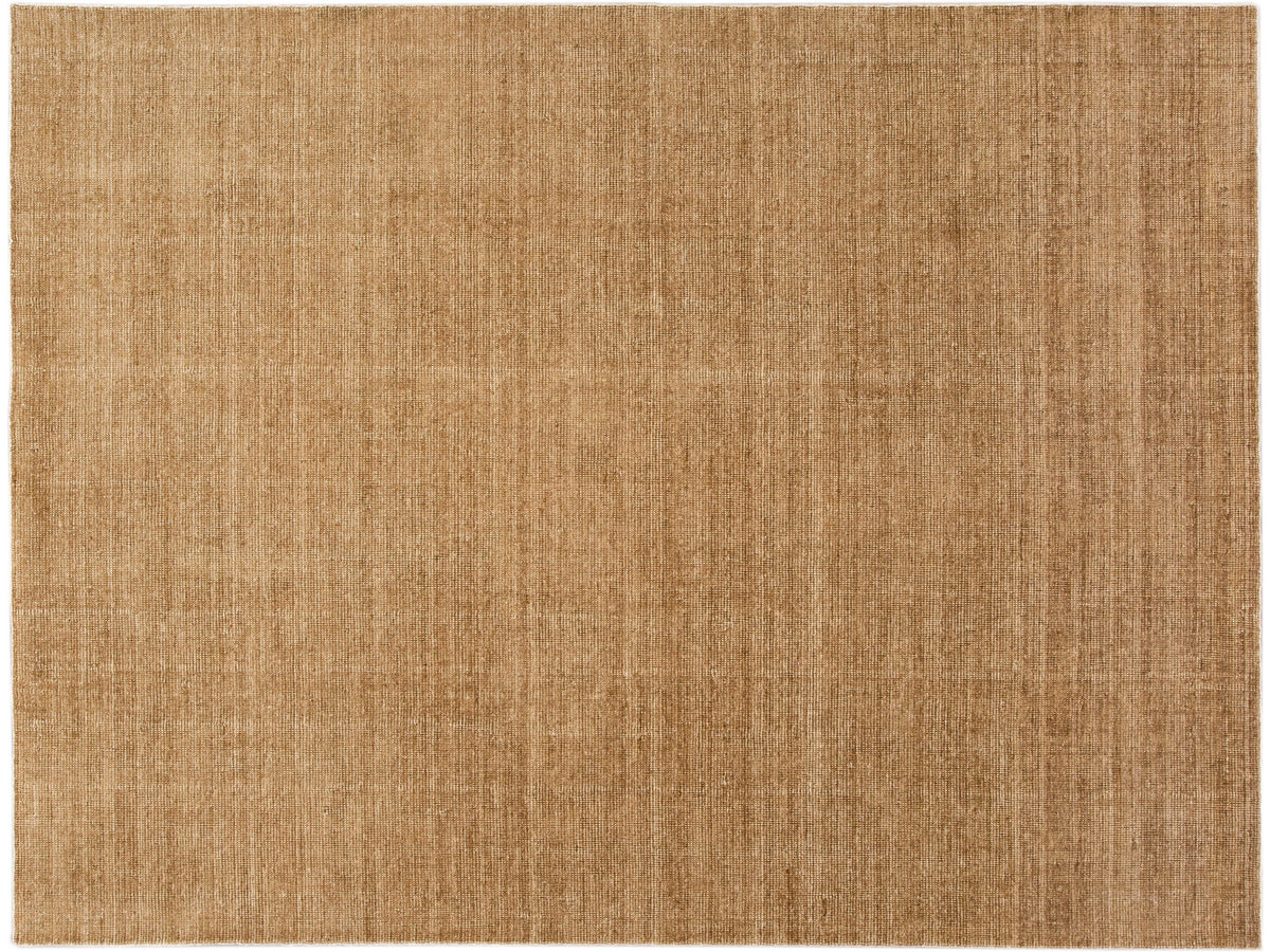 Modern Groove Collection Wool and Silk Rug 9 X 12