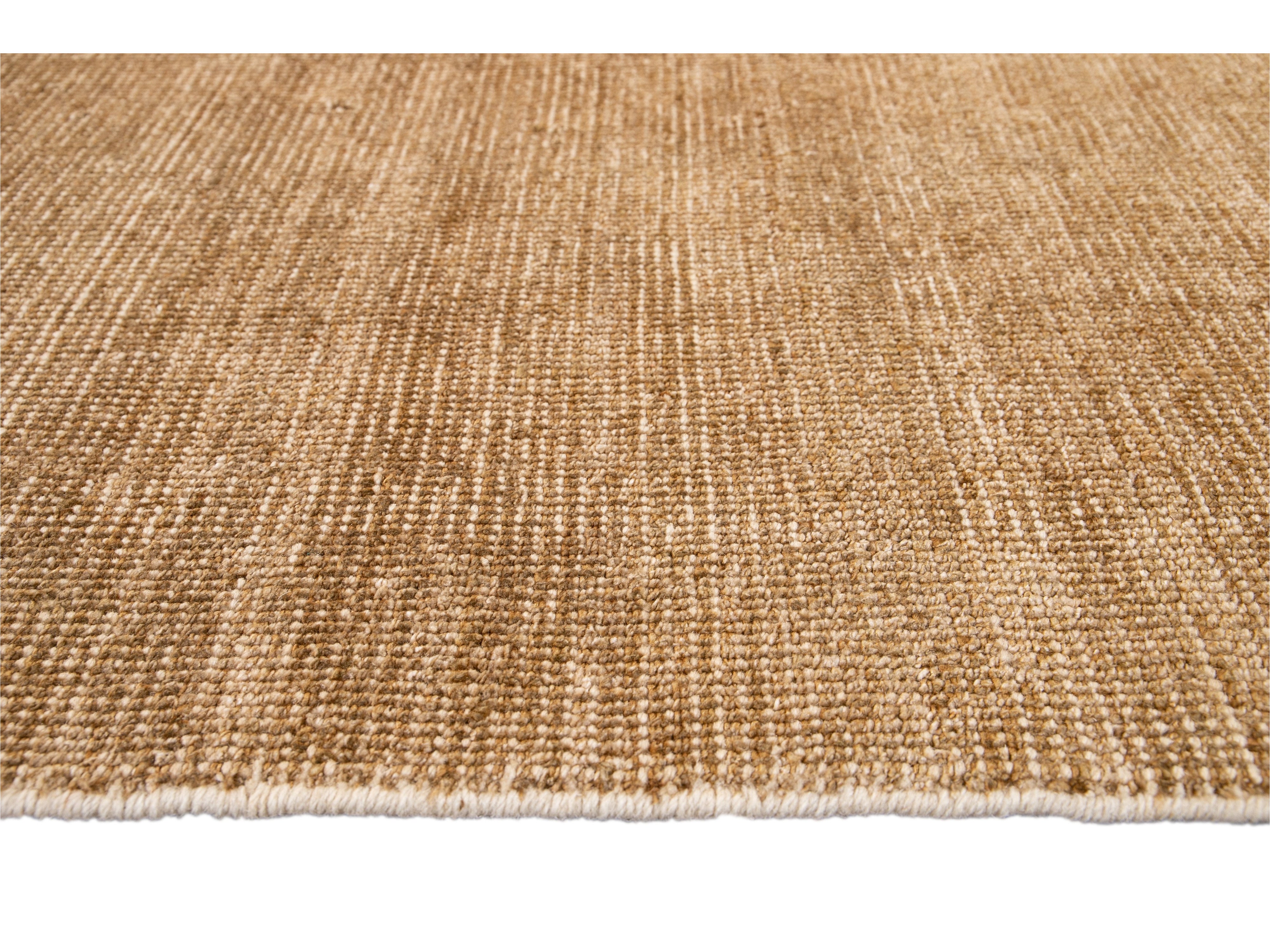 Modern Bamboo & Silk Boho Rug 9 X 12v