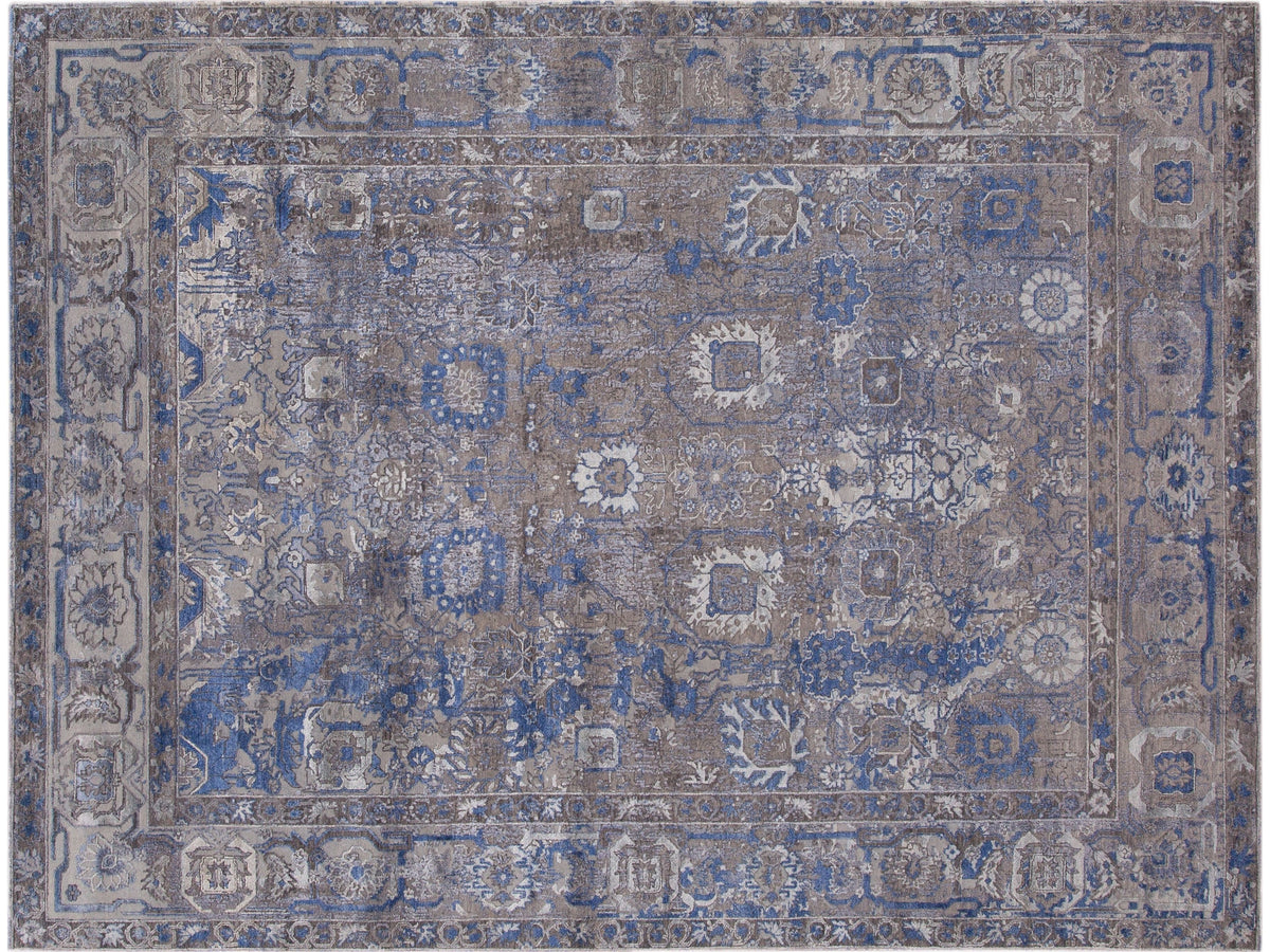 21st Century Mahal Style Wool Rug 9 x 12