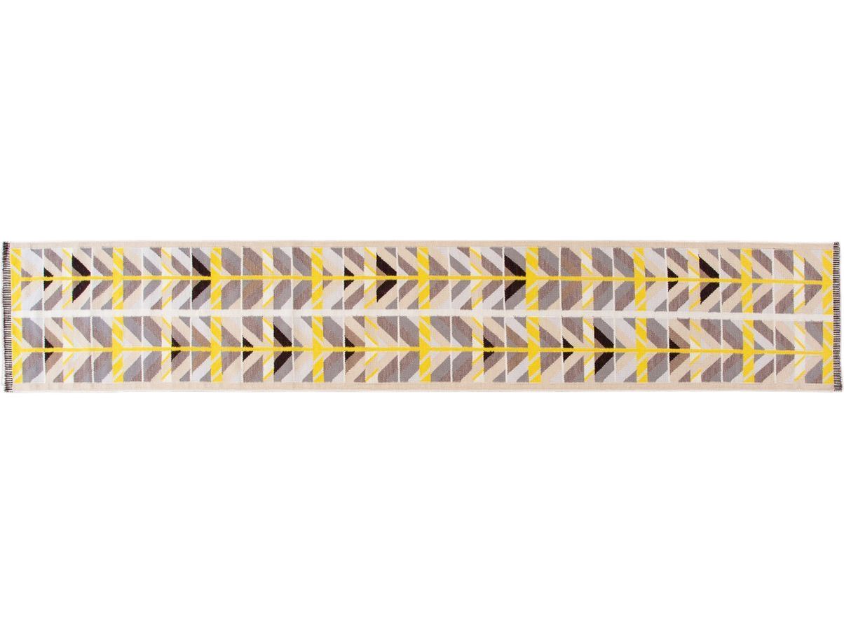Modern Scandinavian Style Wool Runner Rug 3 X 18