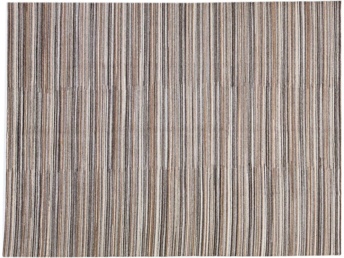 Modern Bamboo & Silk Rug 9 X 12