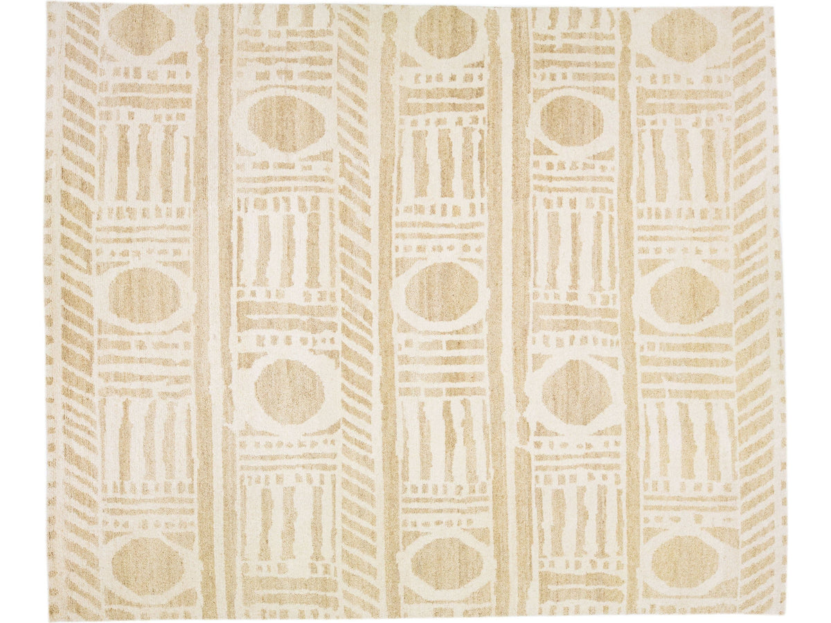 Modern Moroccan Wool Rug 12 X 15