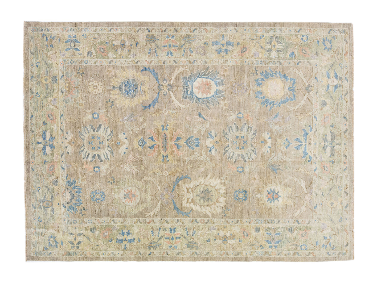 Modern Sultanabad Wool Rug 9 X 12