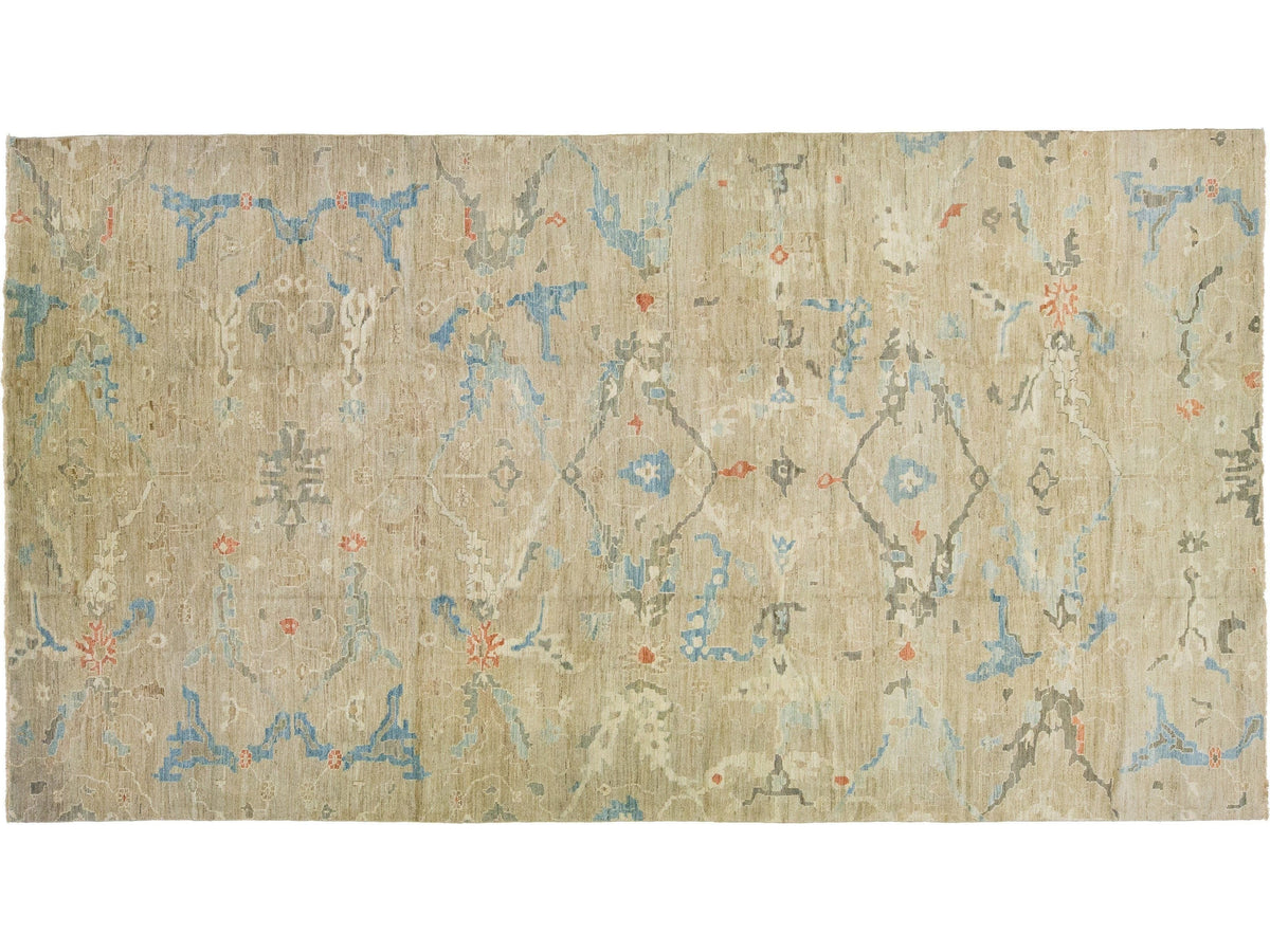 Modern Sultanabad Rug 10 X 19
