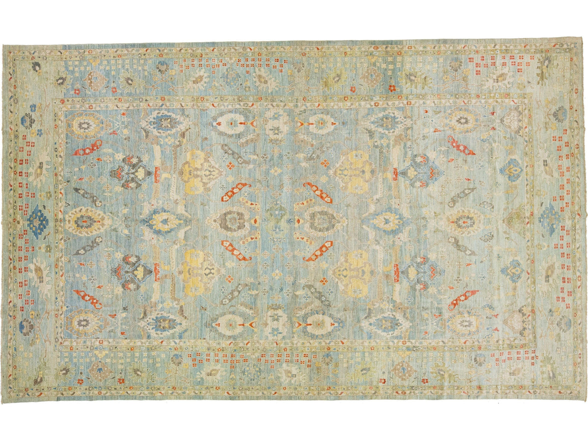 Modern Sultanabad Rug 13 X 21