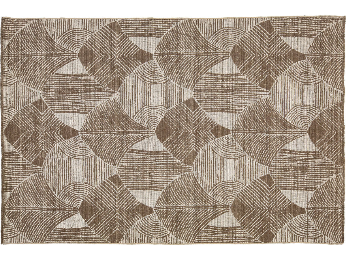 Modern Transitional Wool Rug 6 X 10