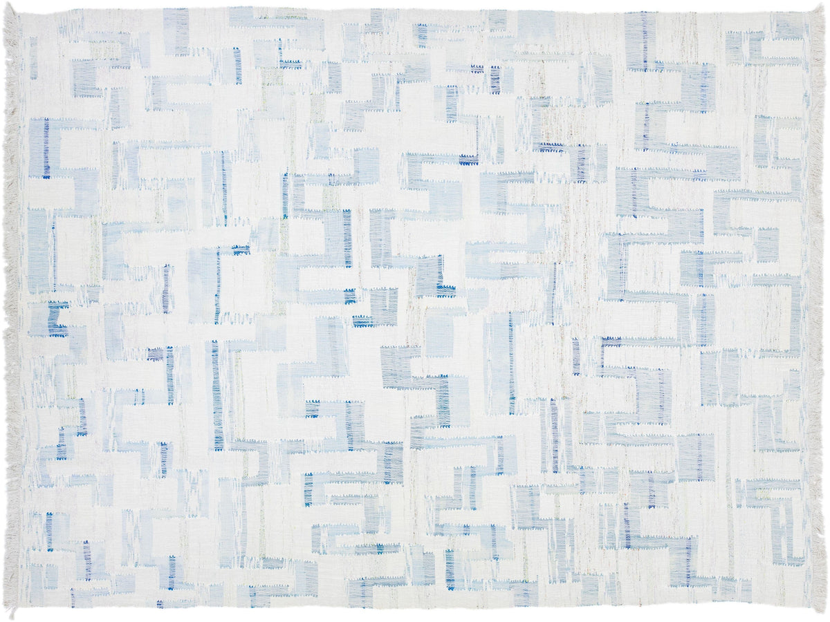 Modern Kilim Wool Rug 10 X 13
