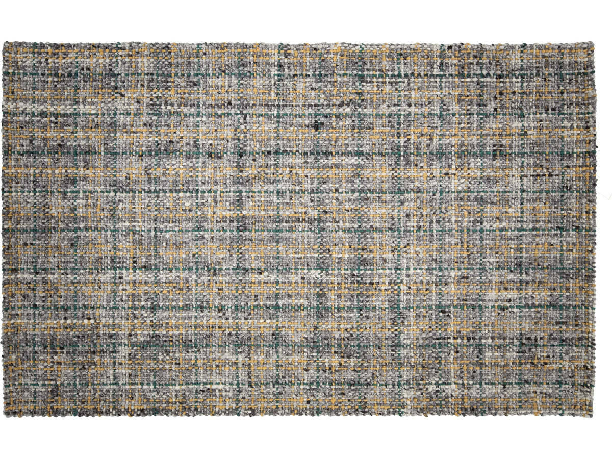 Modern Felted Wool Rug 5 X 8