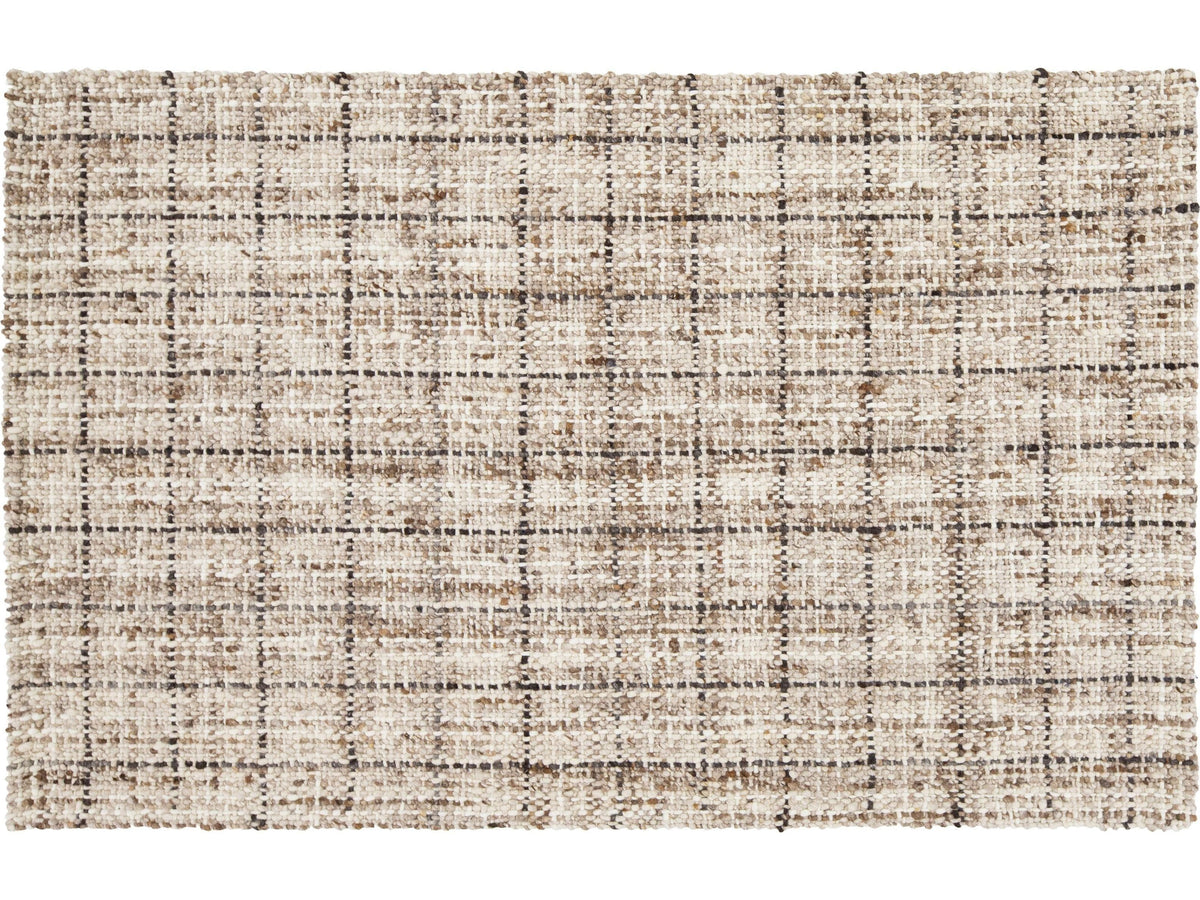 Modern Felted Wool Rug 5 X 8