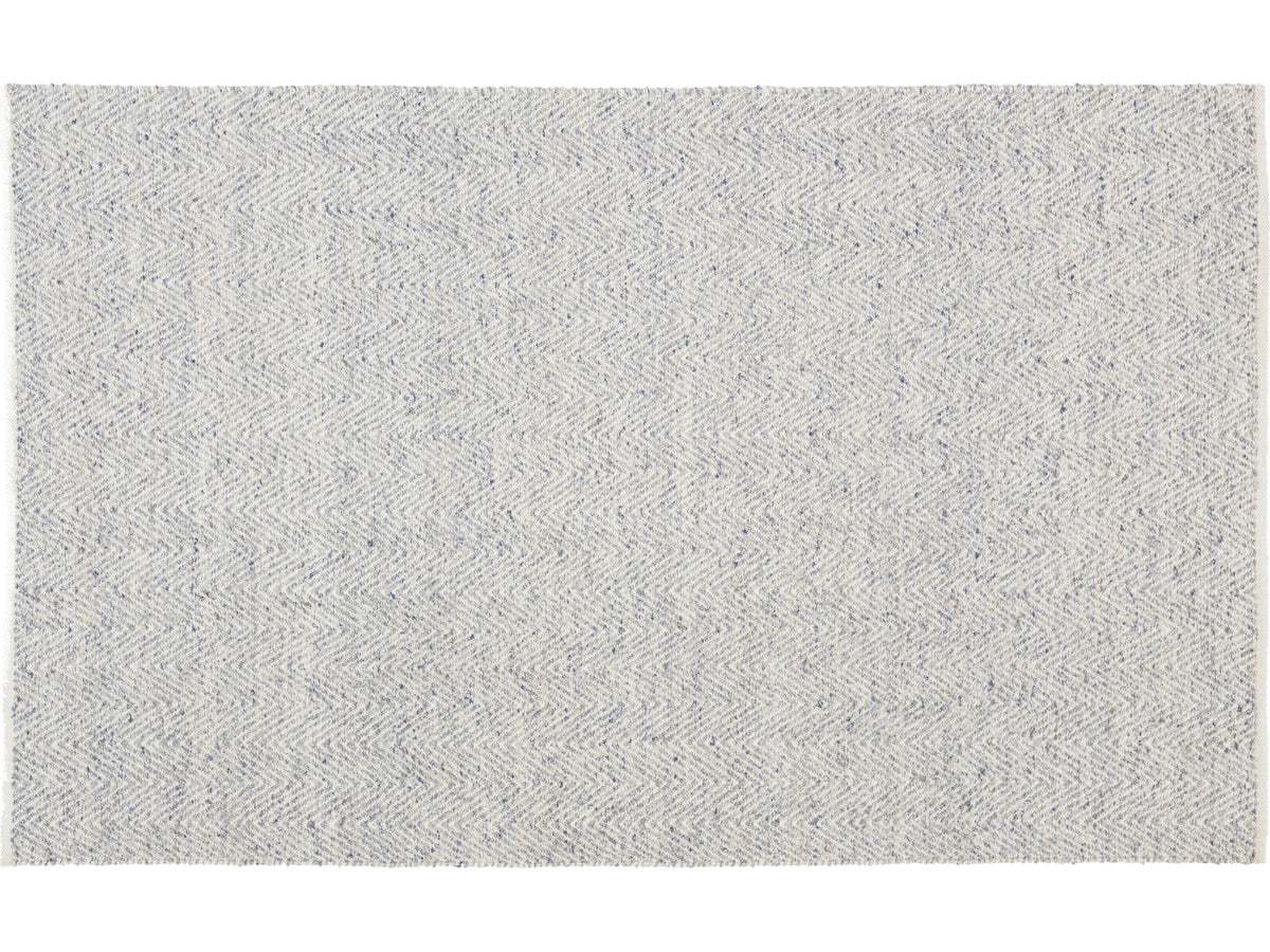 Modern Felted Wool Rug 5 X 8