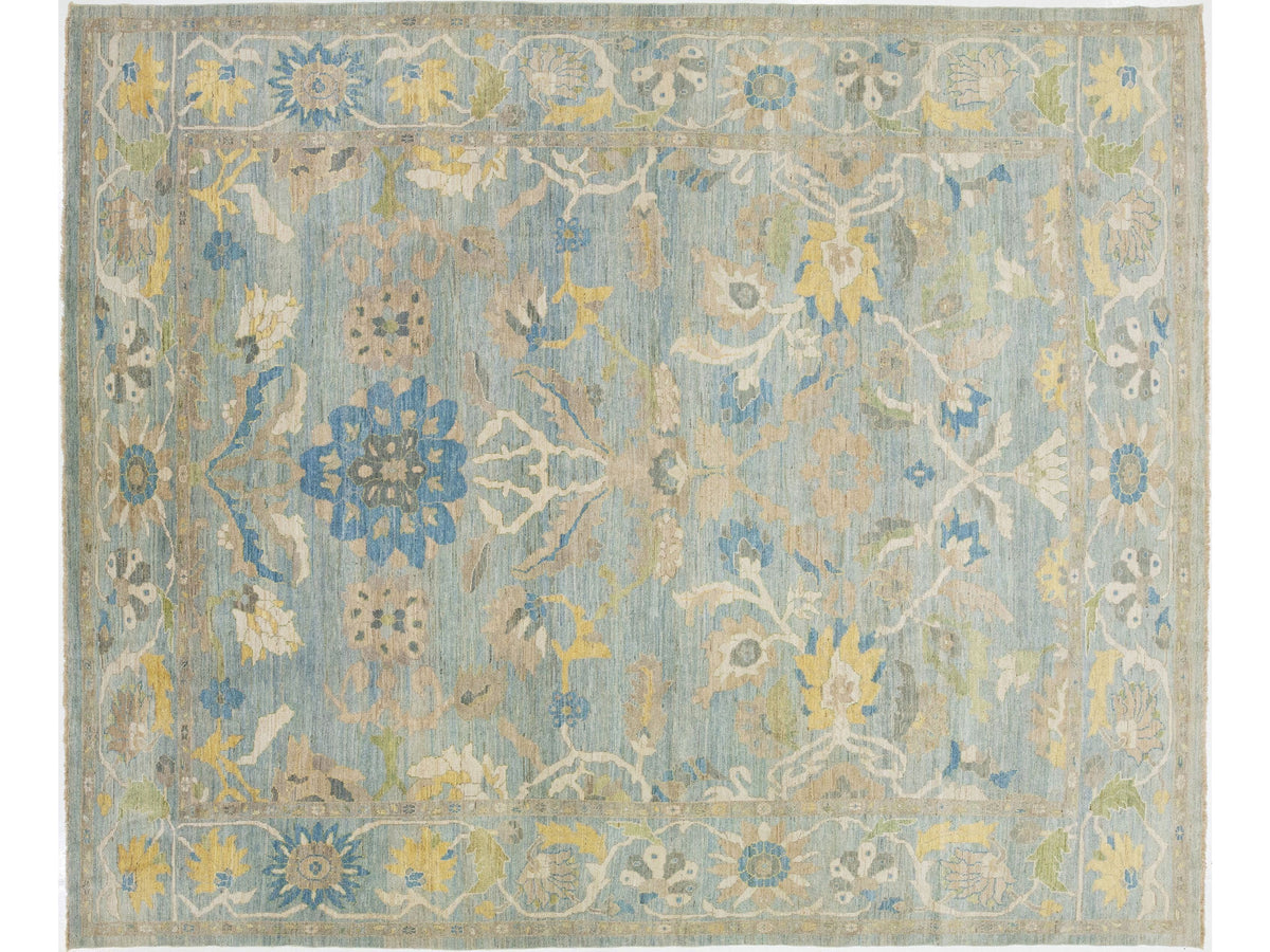 Modern Sultanabad Wool Rug 13 X 15