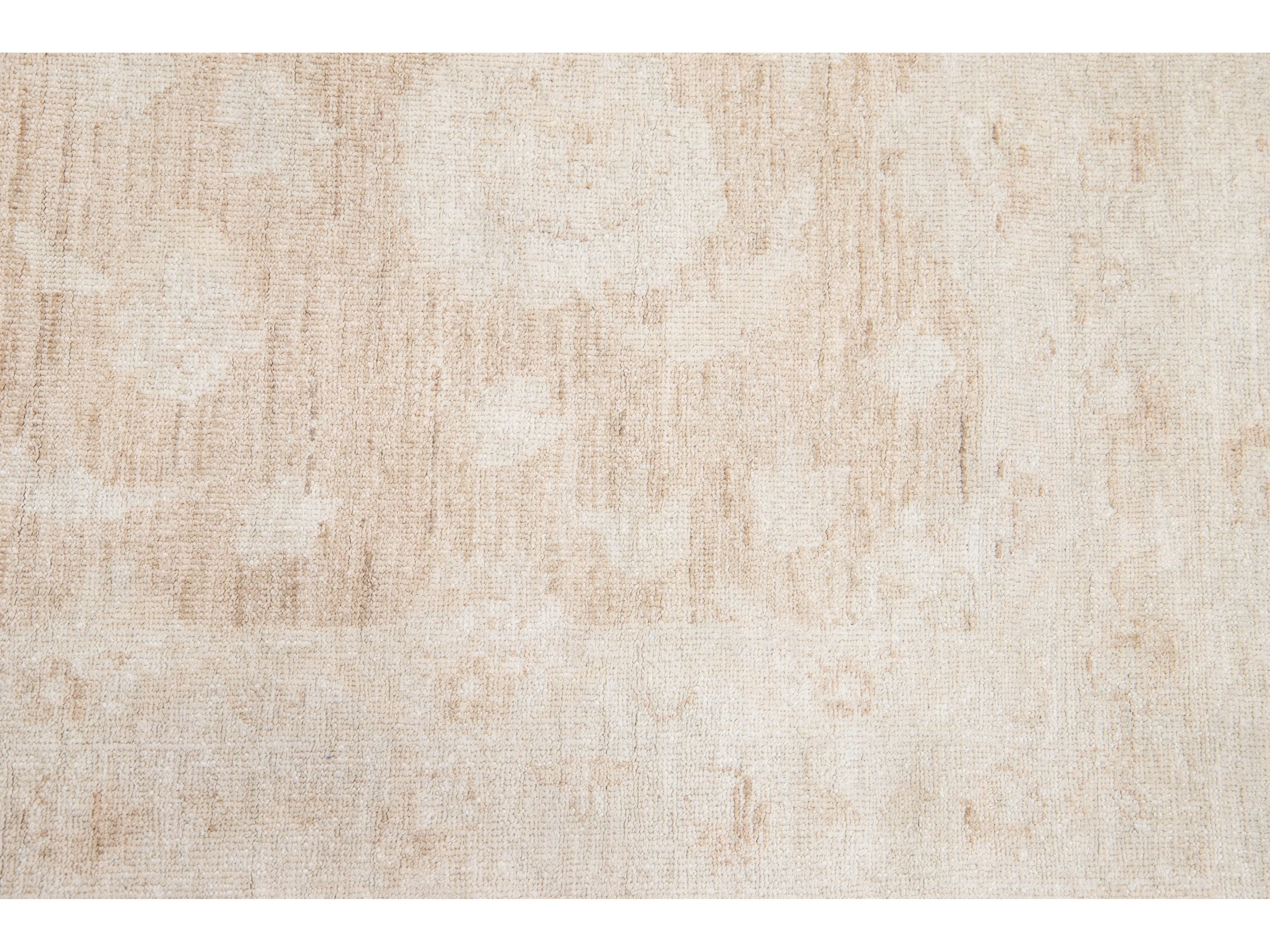 Modern Peshawar Wool Rug 12 X 14