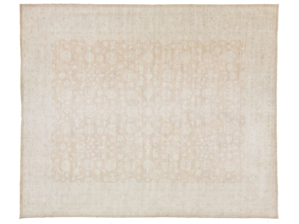 Modern Peshawar Wool Rug 12 X 14