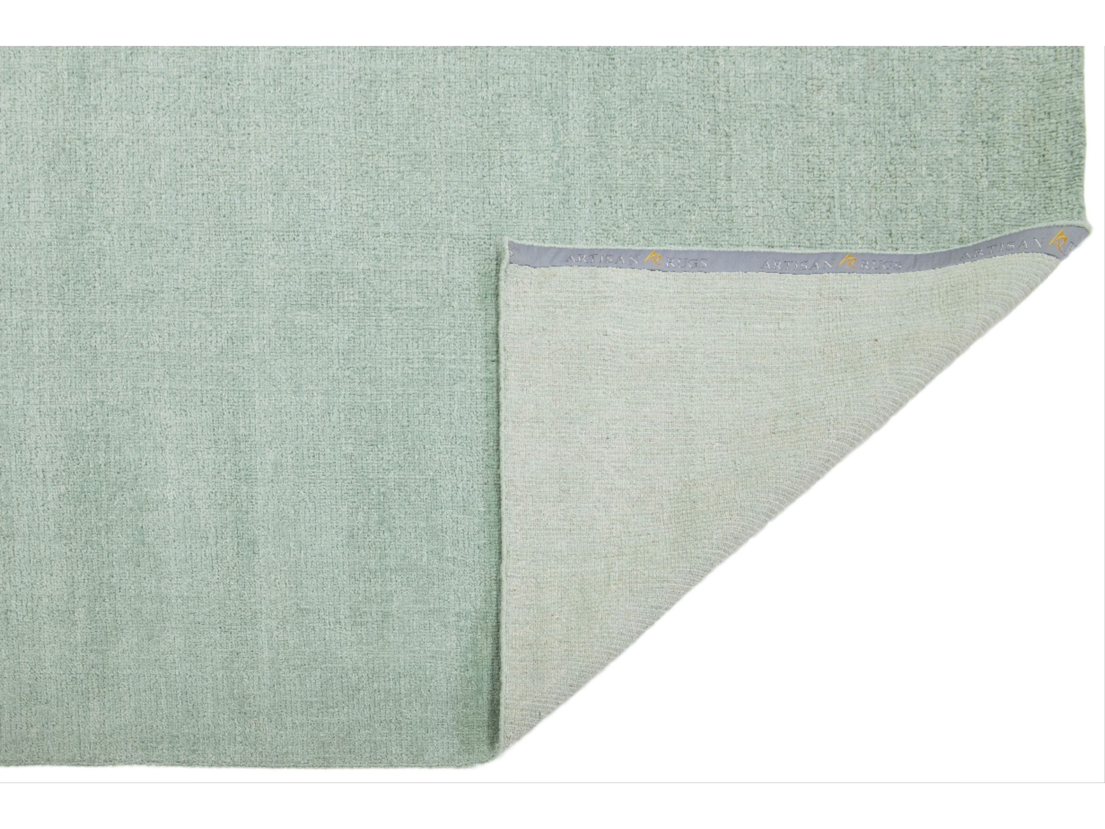Modern Textured Wool Rug 10 X 14