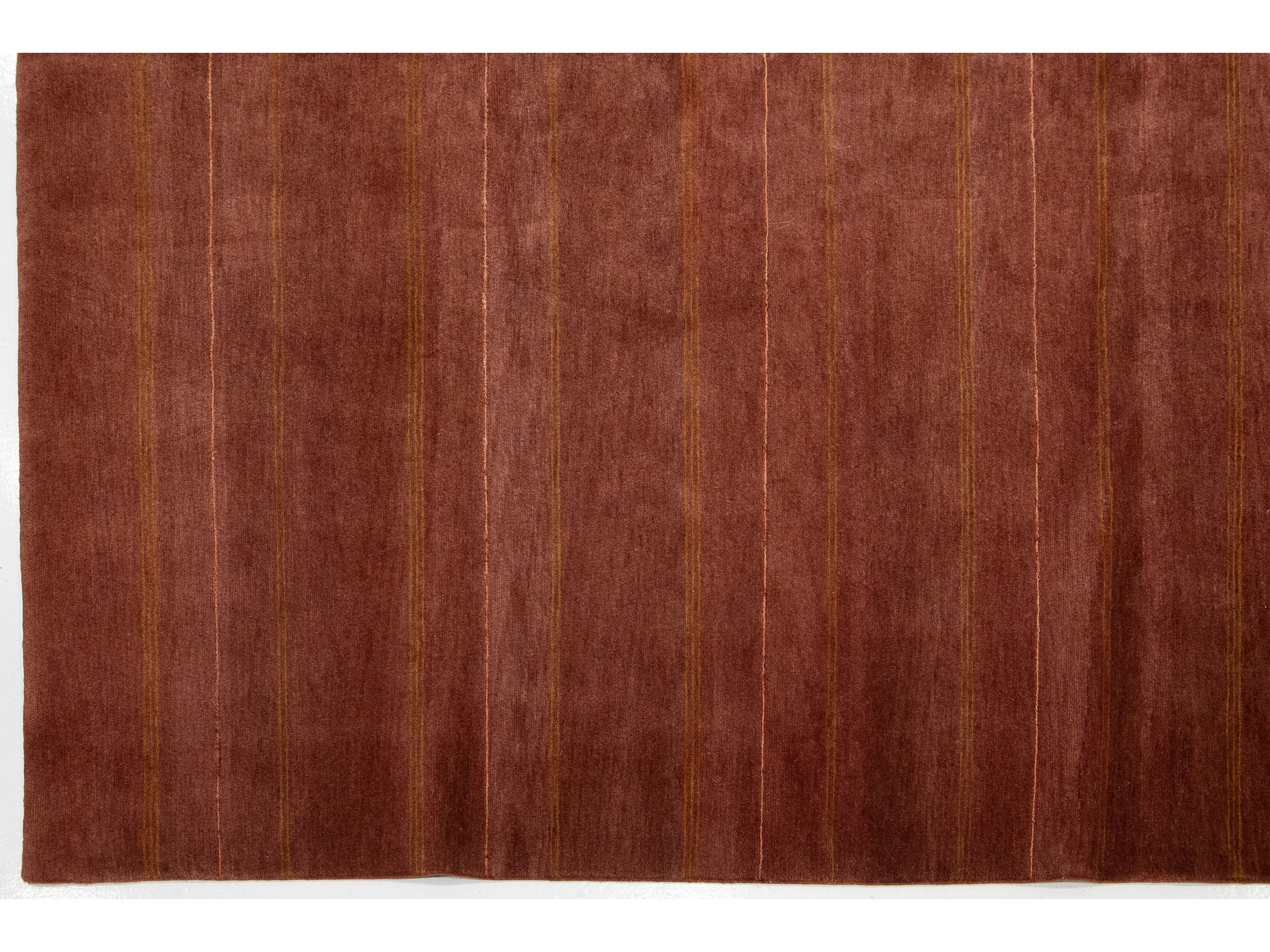 Modern Tibetan Wool & Silk Rug 12 X 16