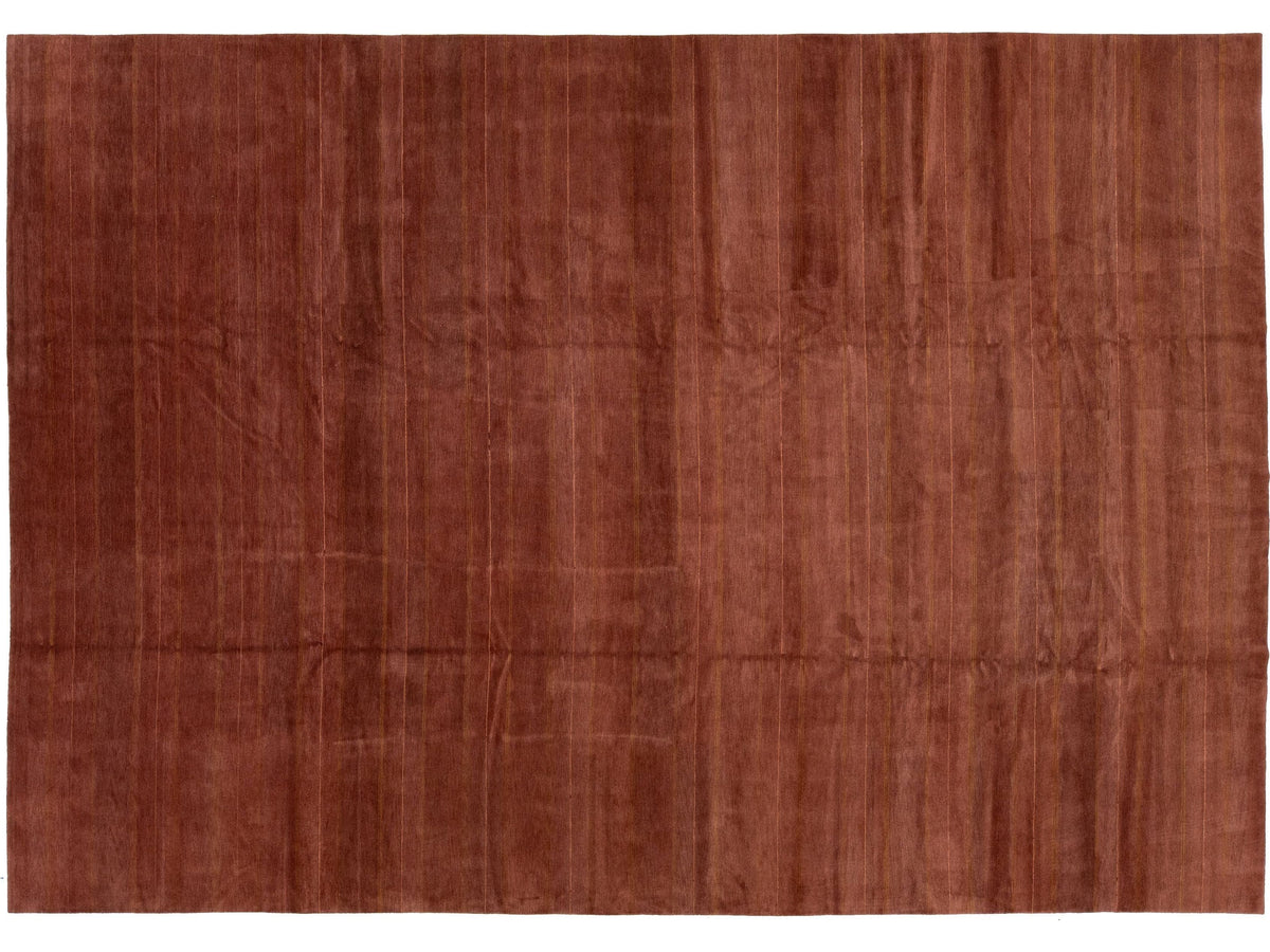 Modern Tibetan Wool & Silk Rug 12 X 16