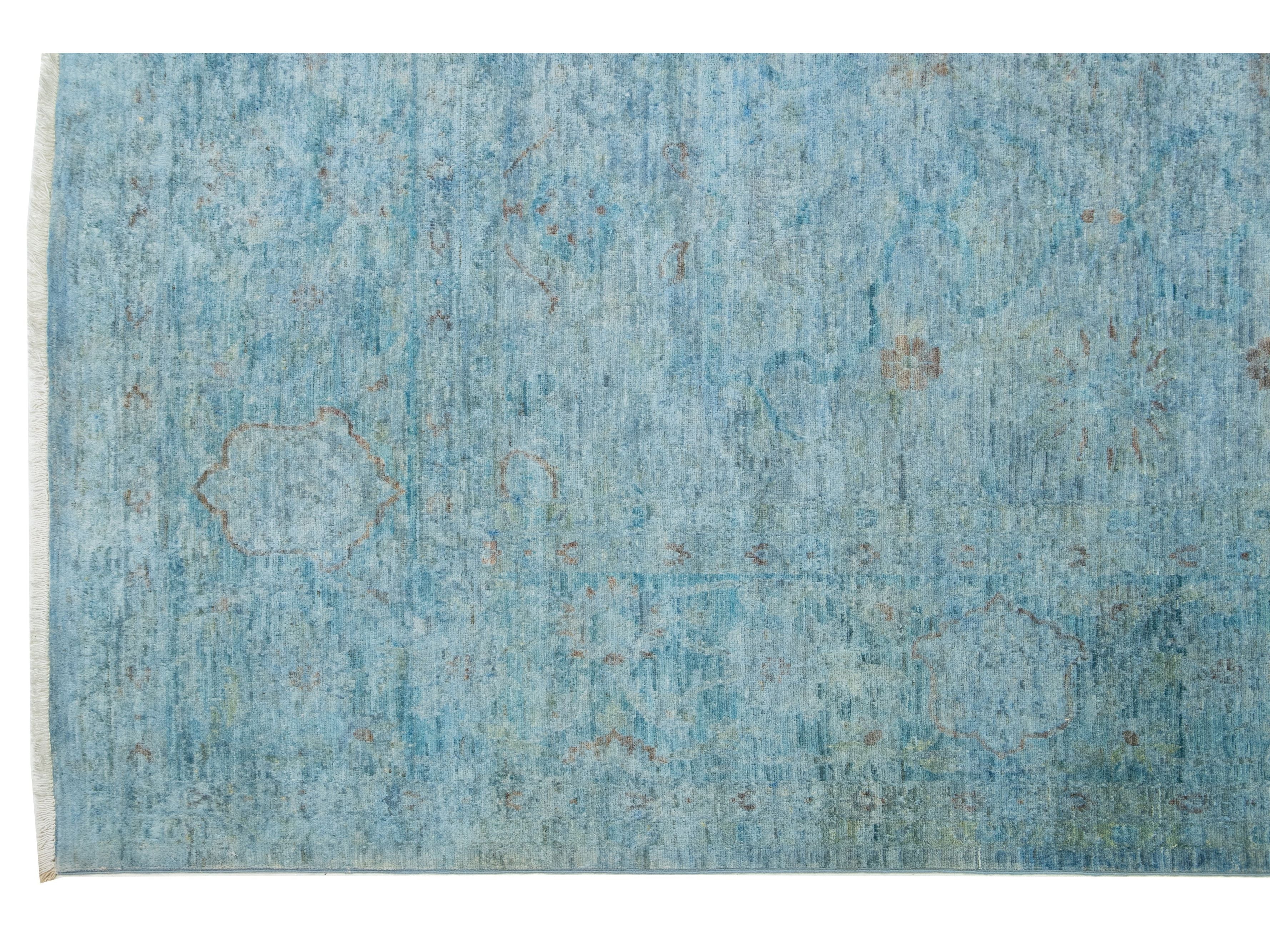Modern Ziegler Wool Rug 10 X 14