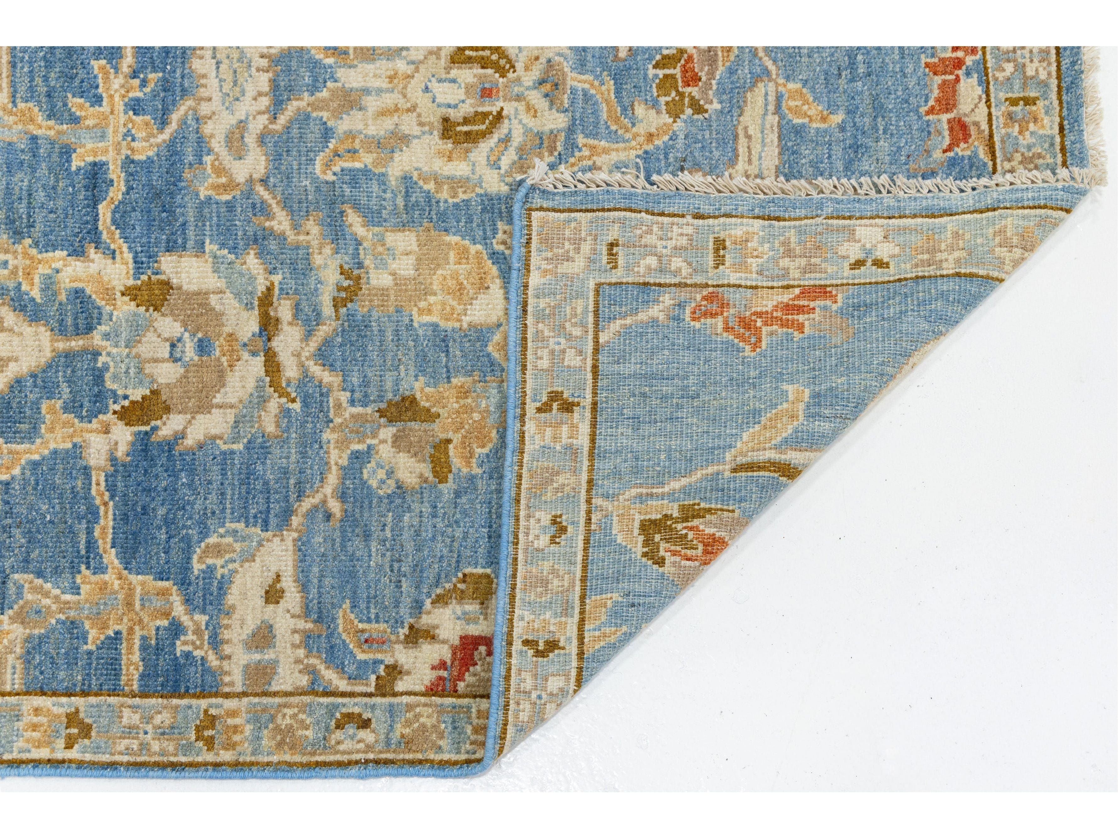 Modern Sultanabad Wool Runner 3 X 16