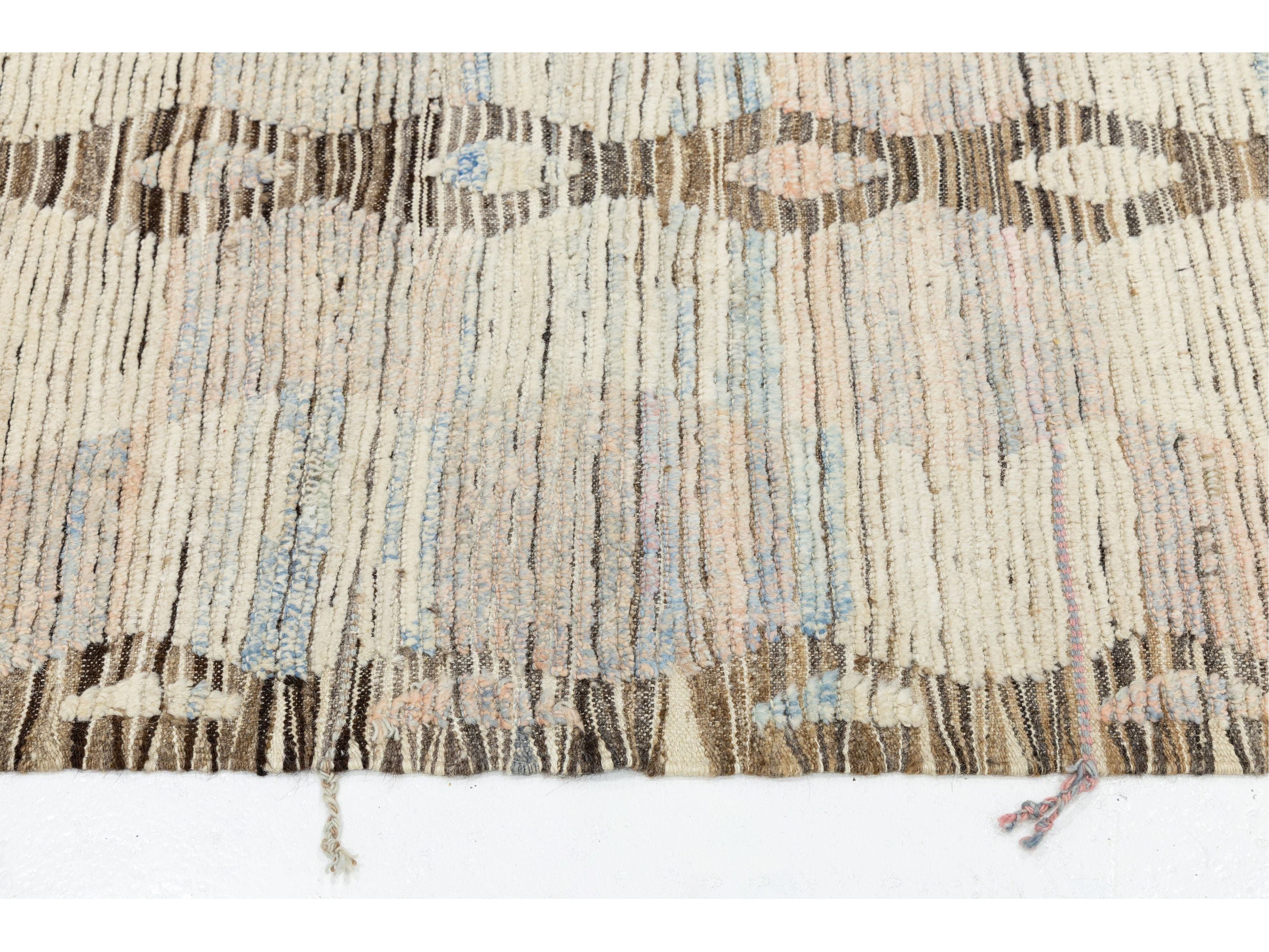 Modern Moroccan Wool Rug 9 X 14
