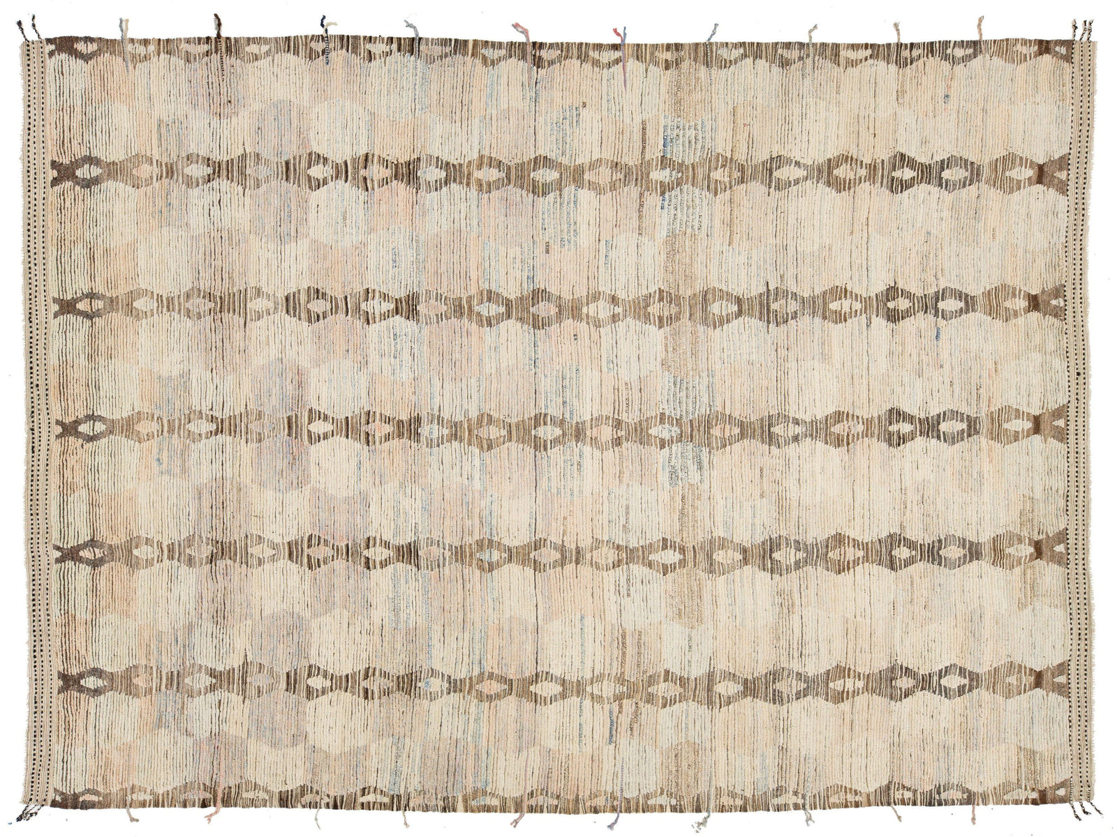 Modern Moroccan Wool Rug 10 X 14
