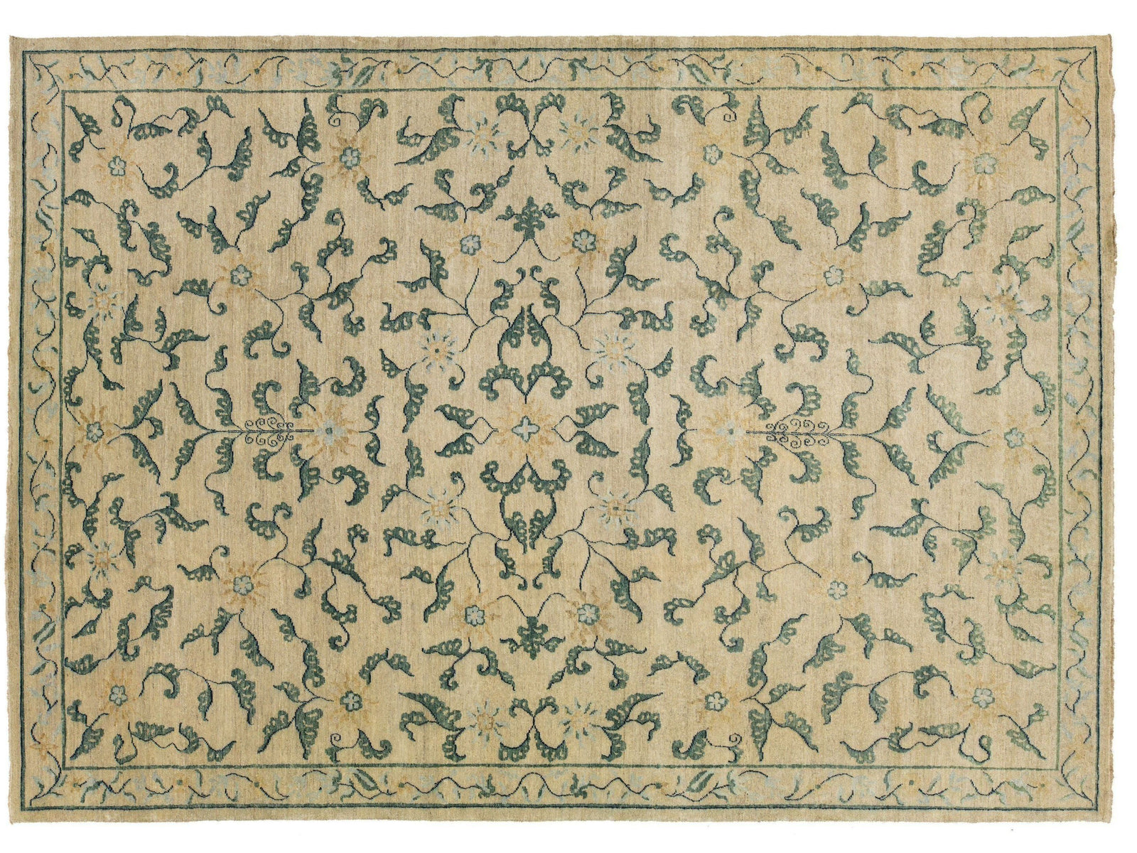 Modern Transitional Wool Rug 12 X 17