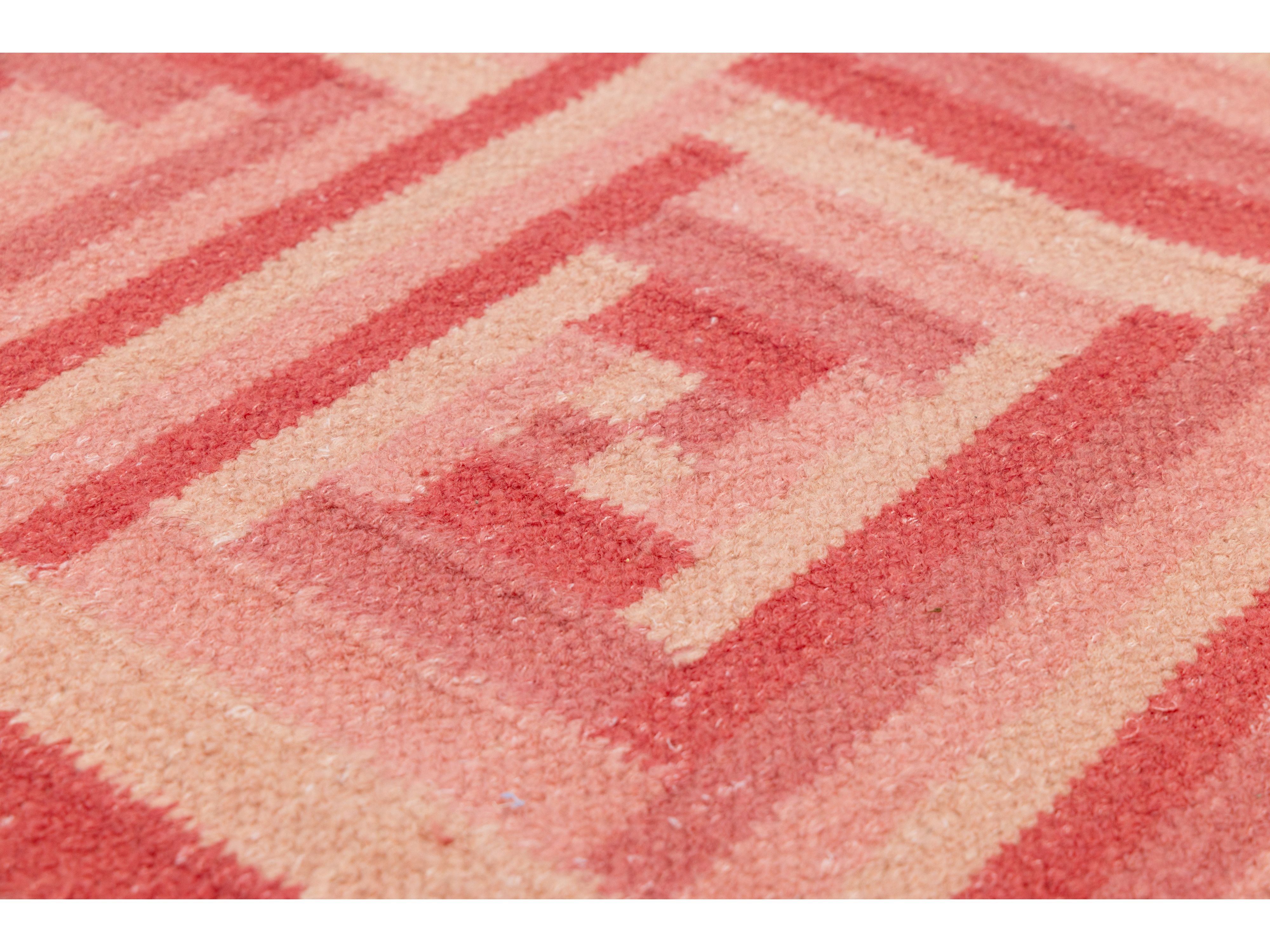Modern Scandinavian Wool Rug 10 X 14