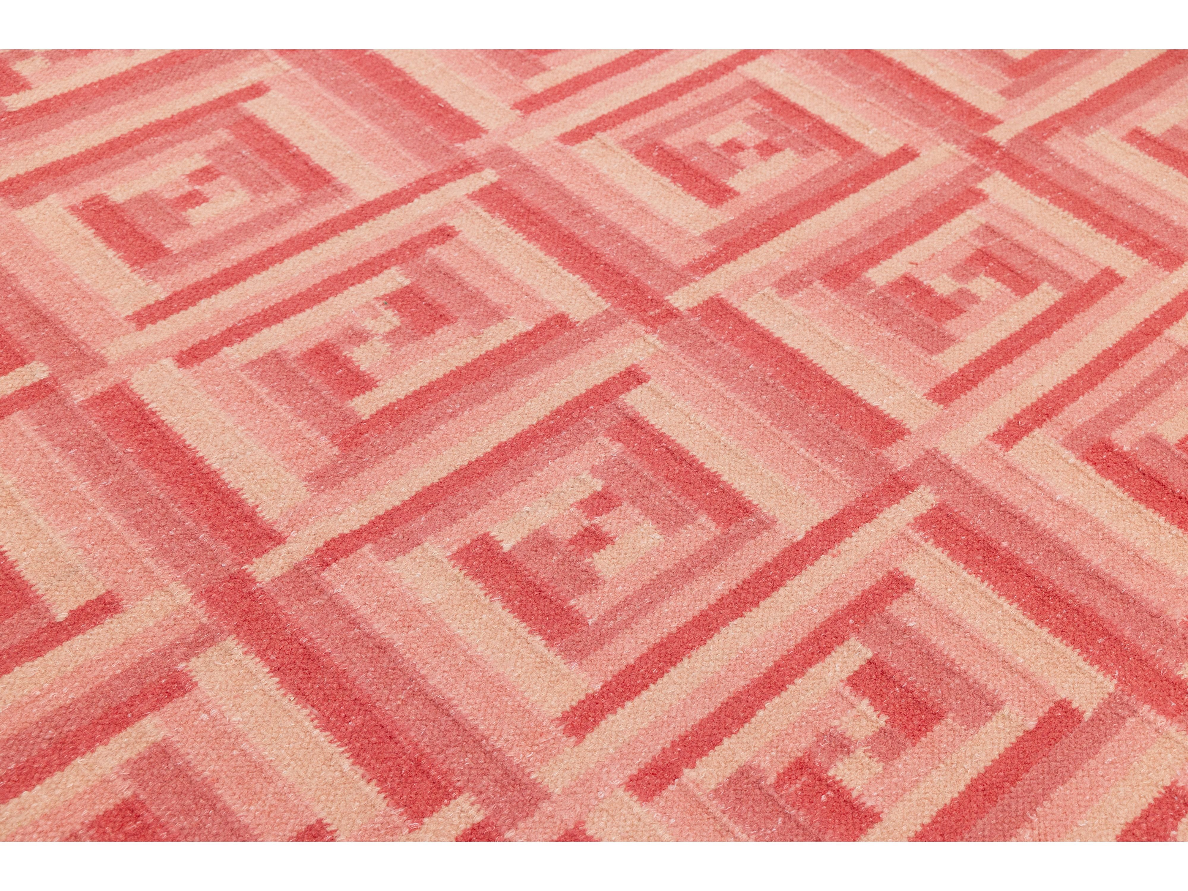 Modern Scandinavian Wool Rug 10 X 14