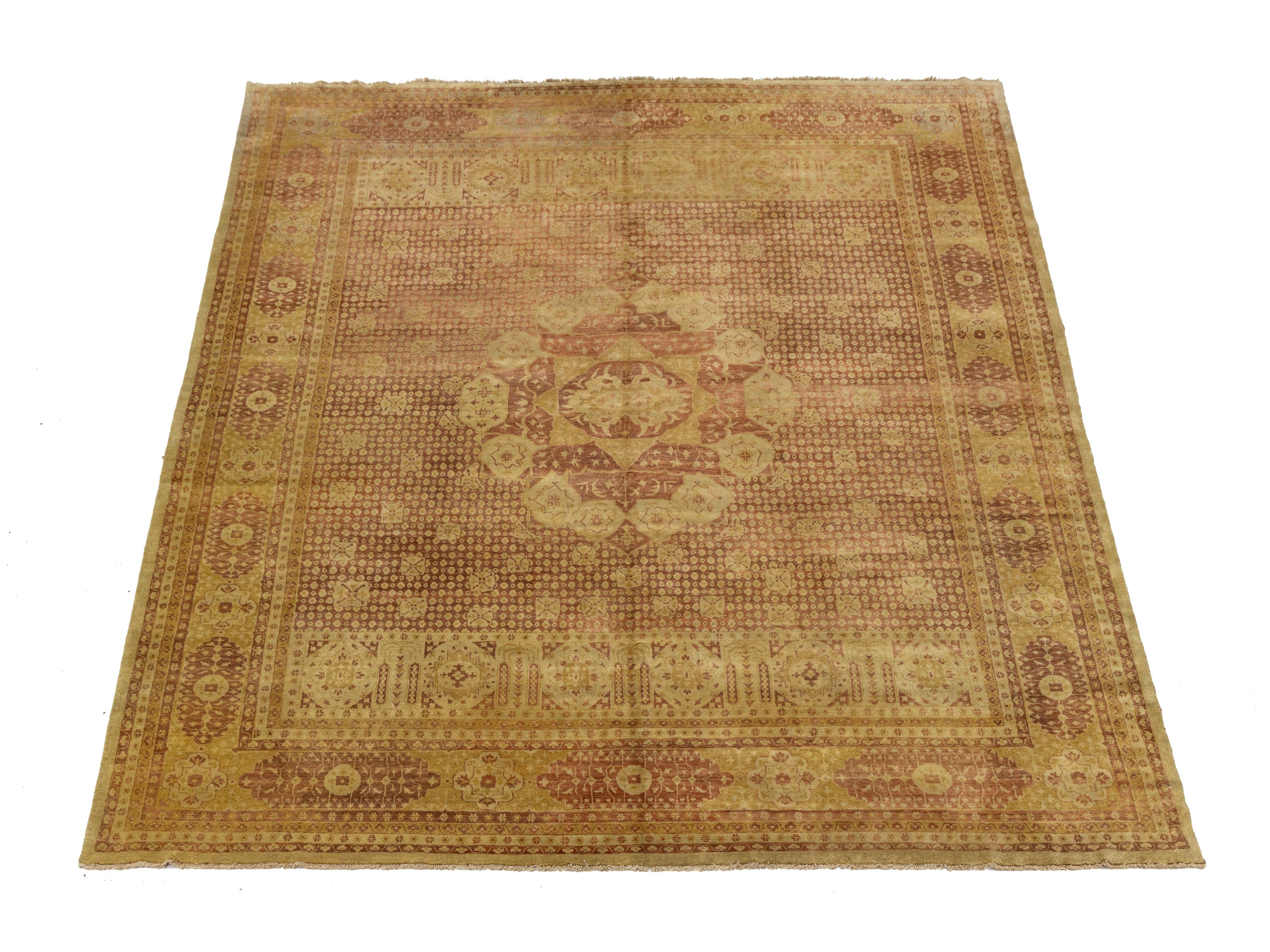 Transitional Oushak Wool Rug 12 X 15