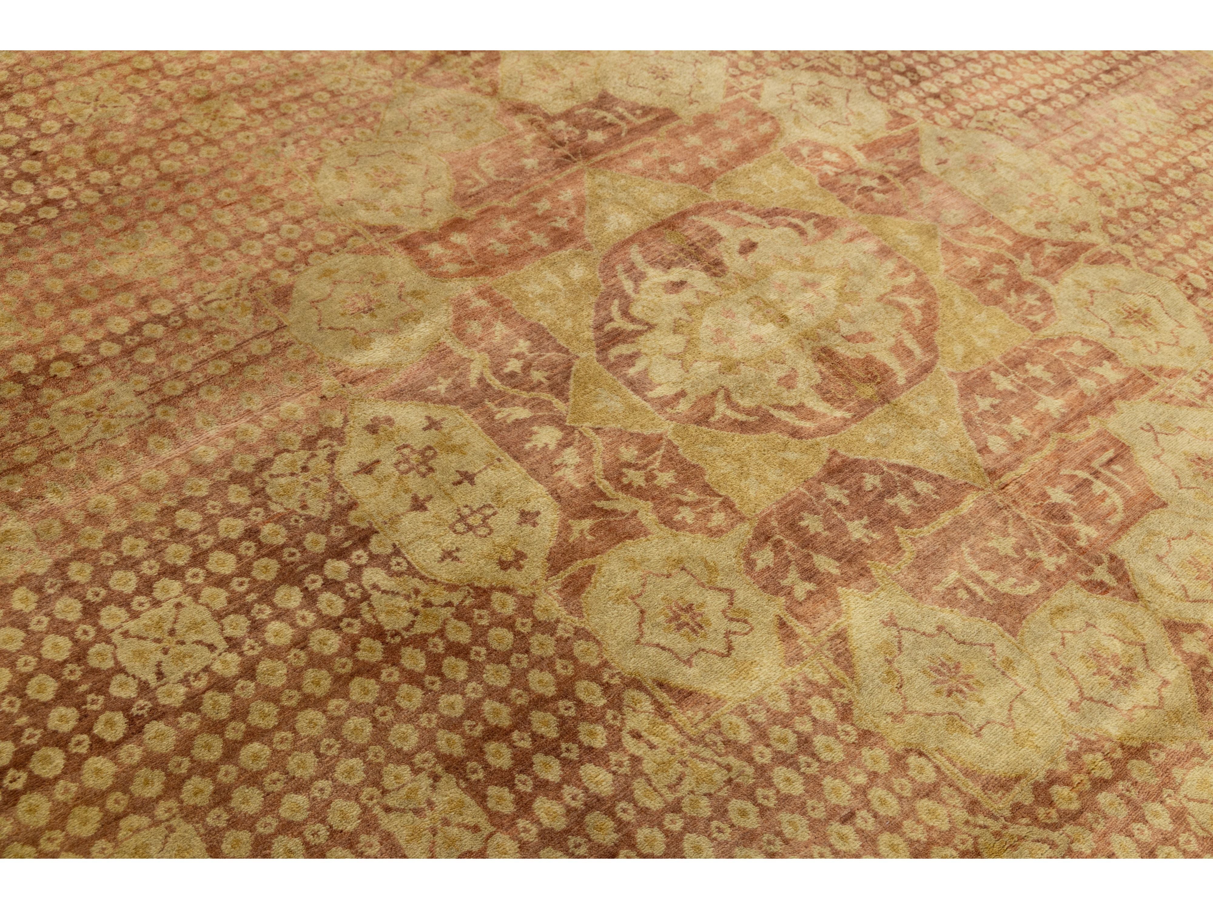 Transitional Oushak Wool Rug 12 X 15