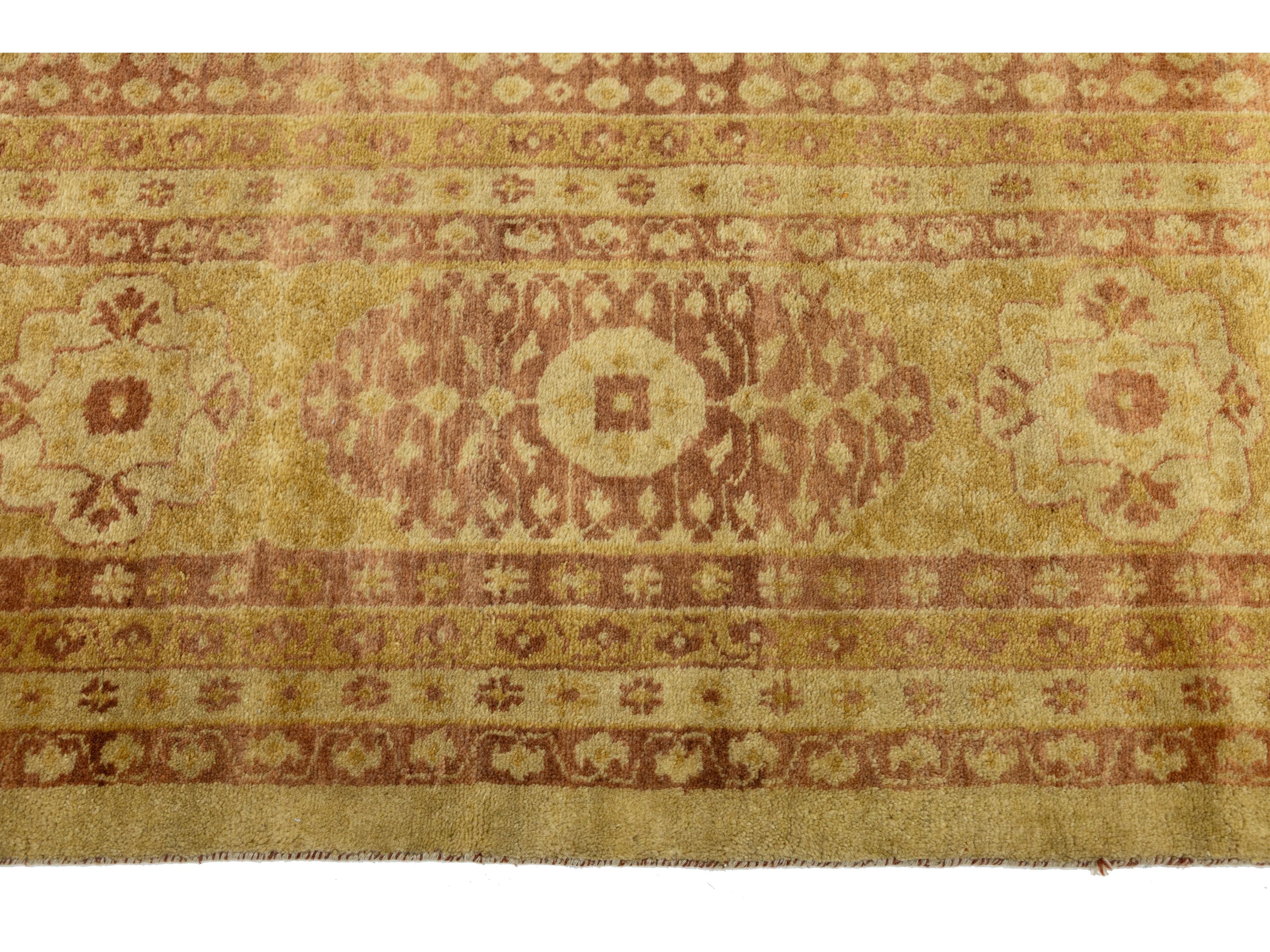 Transitional Oushak Wool Rug 12 X 15